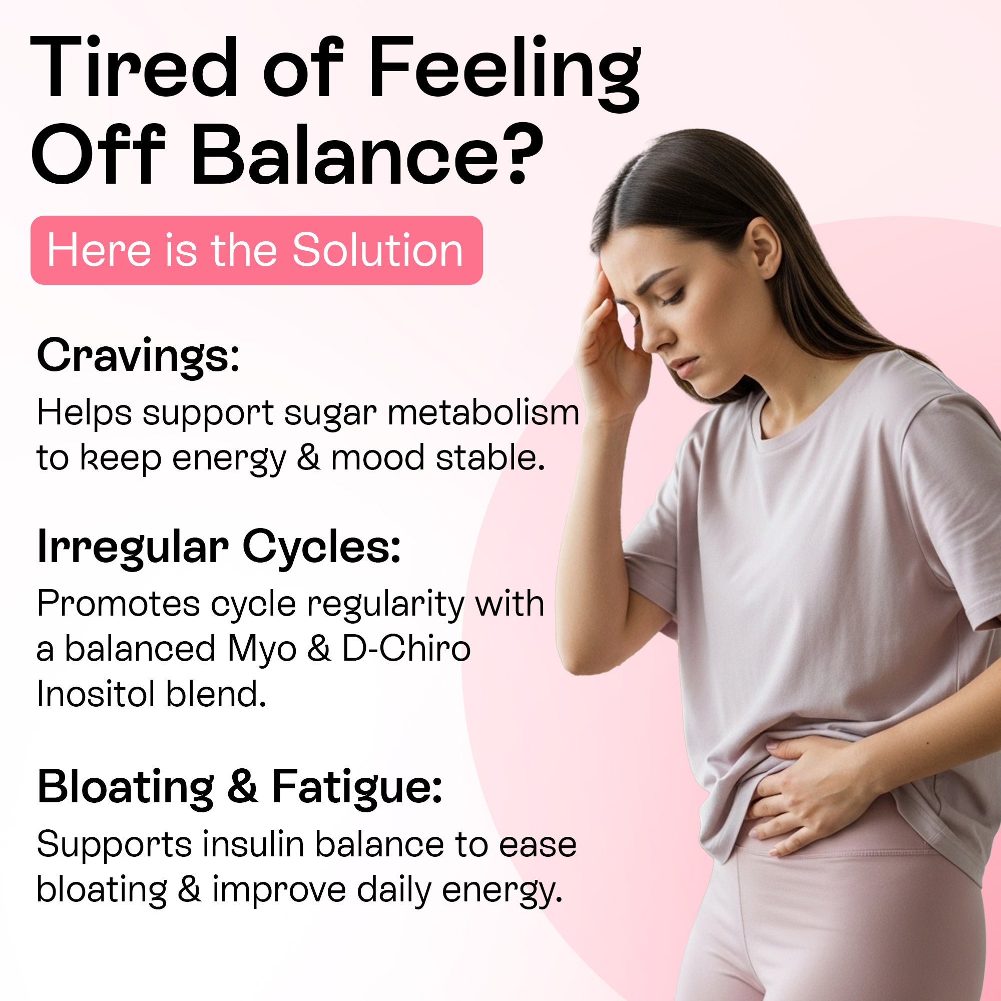 Myo-Inositol & D-Chiro Inositol Softgels for Women | 40:1 Hormone Balance Formula