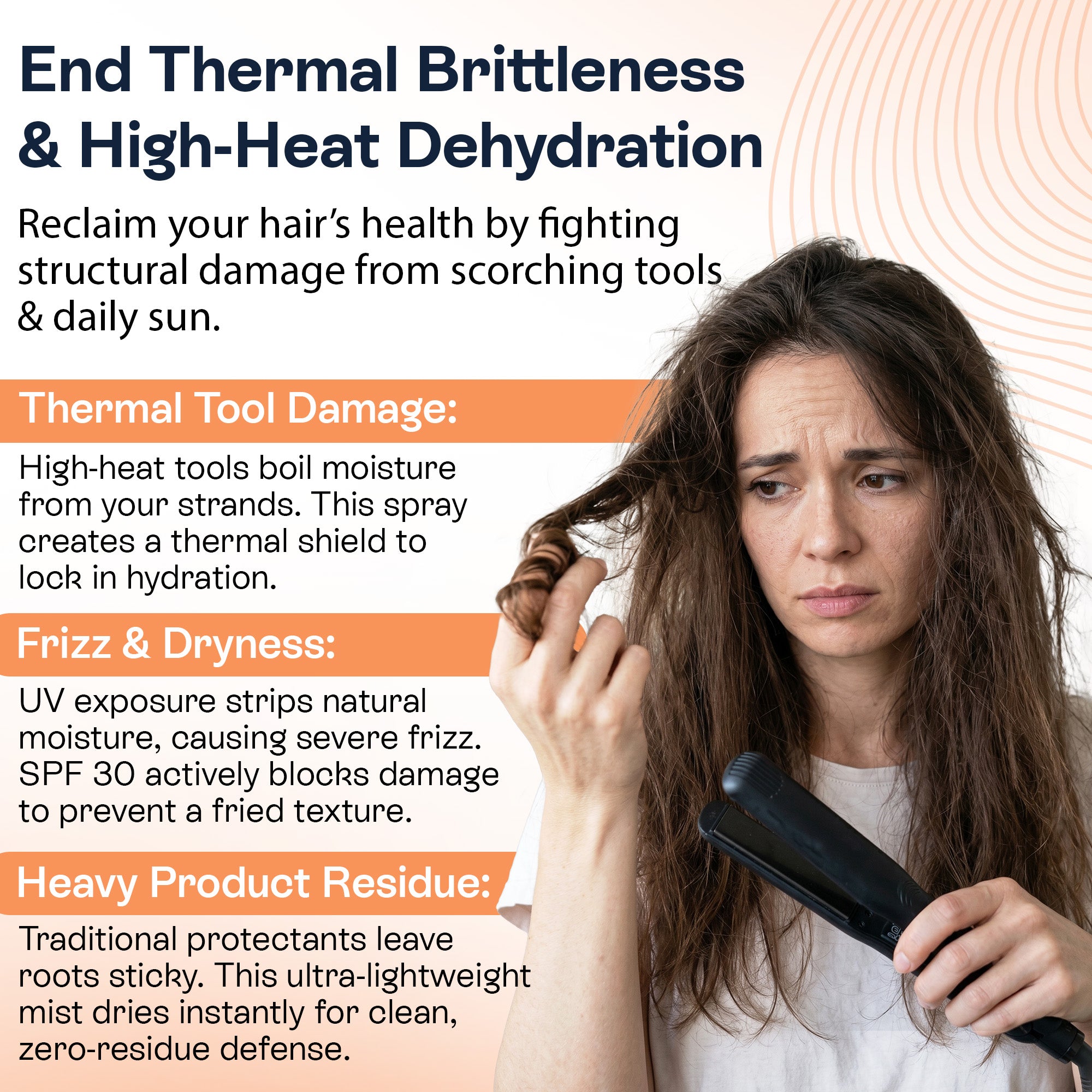Scalp Sunscreen Spray SPF 30 | UV & Heat Protection for Hair & Scalp