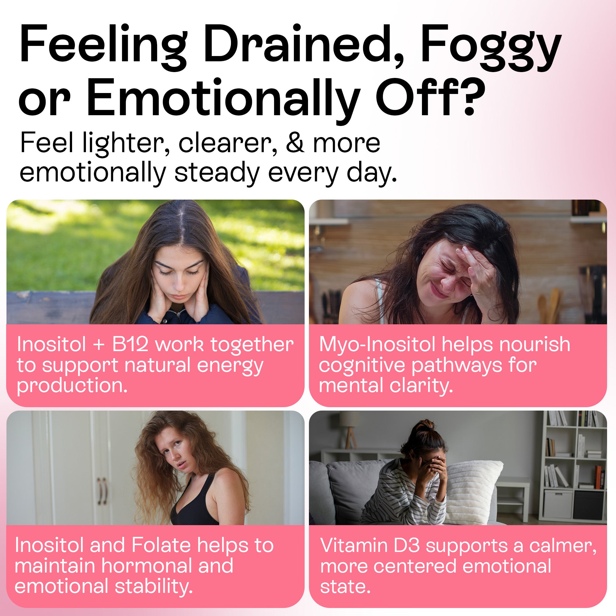 Myo-Inositol & D-Chiro Inositol Powder for Women | 40:1 Hormone Balance Formula