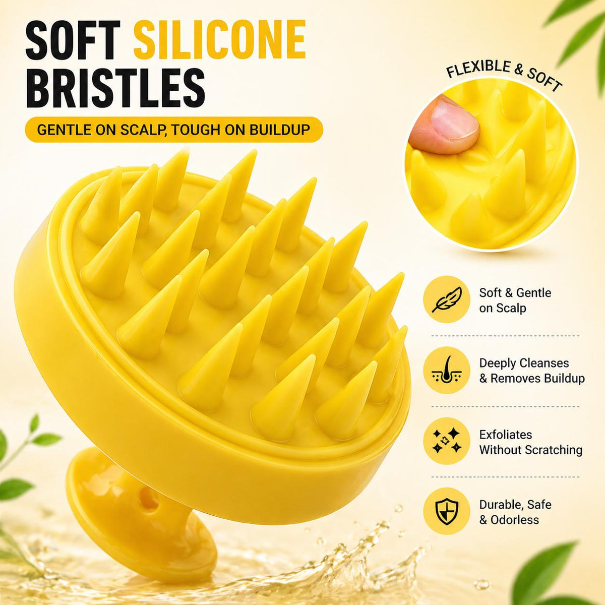 Silicone Scalp Massager Brush