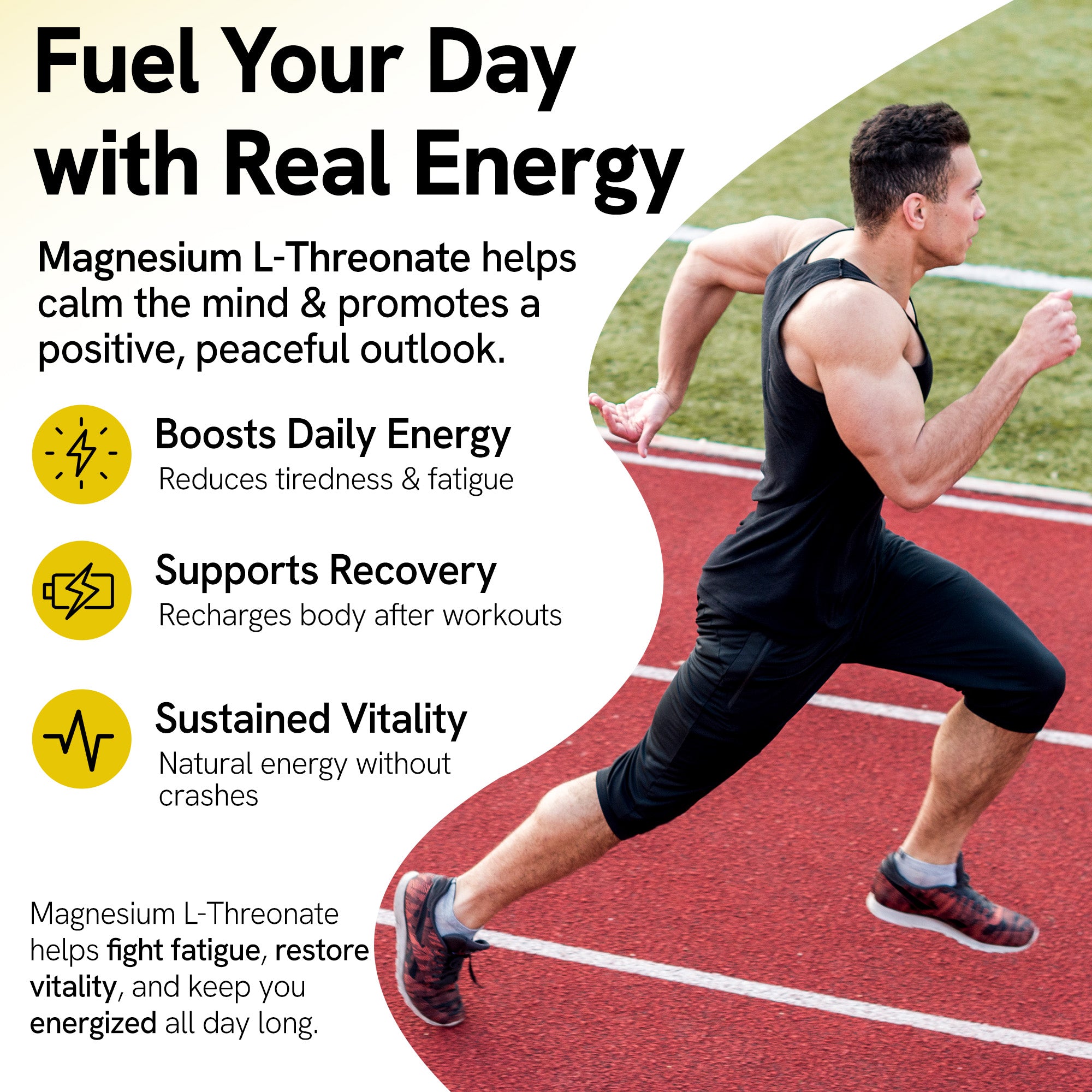 Magnesium L-Threonate 2000mg Softgels for Memory, Focus & Sleep Support