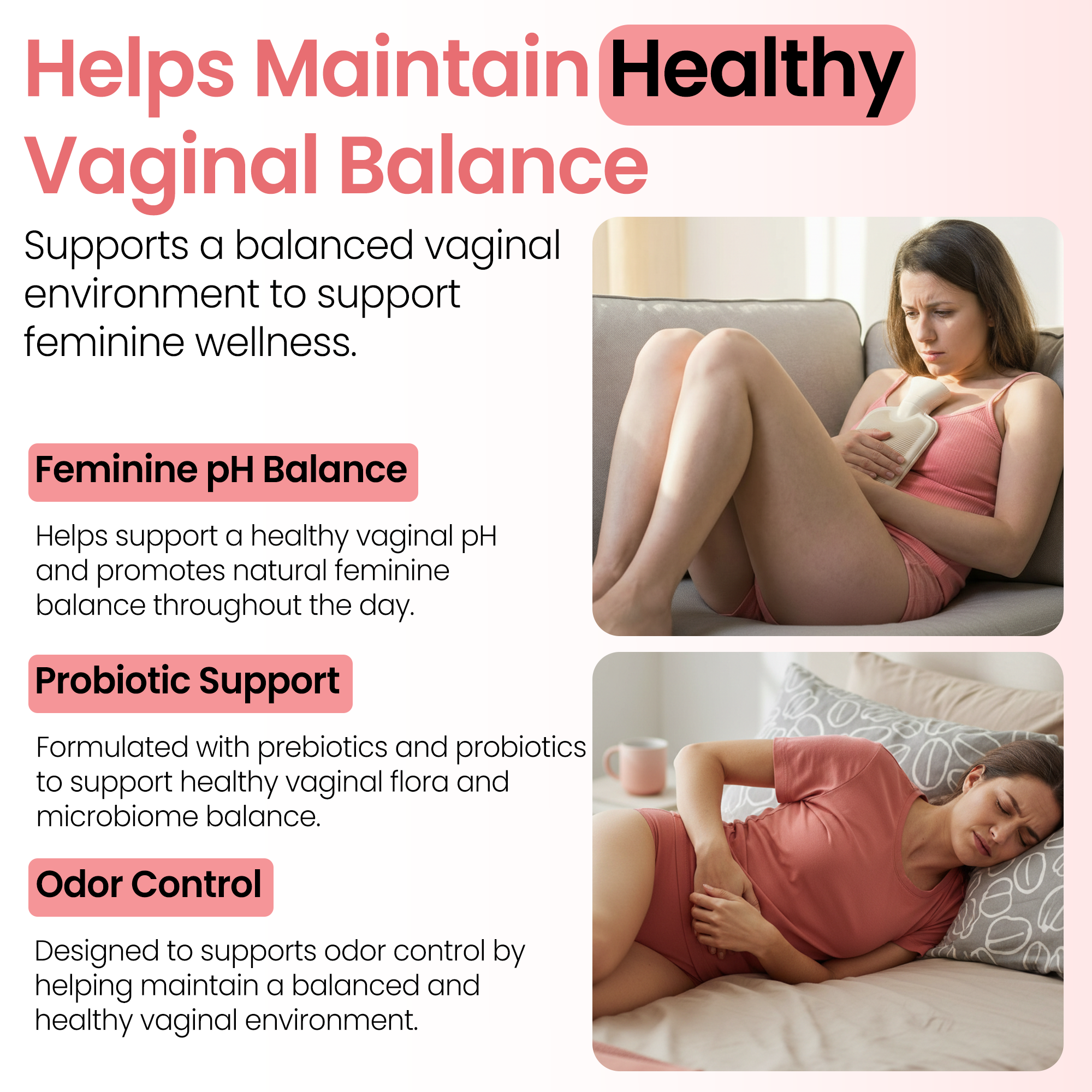 Vaginal Probiotic Gummies | pH Balance & Odor Support