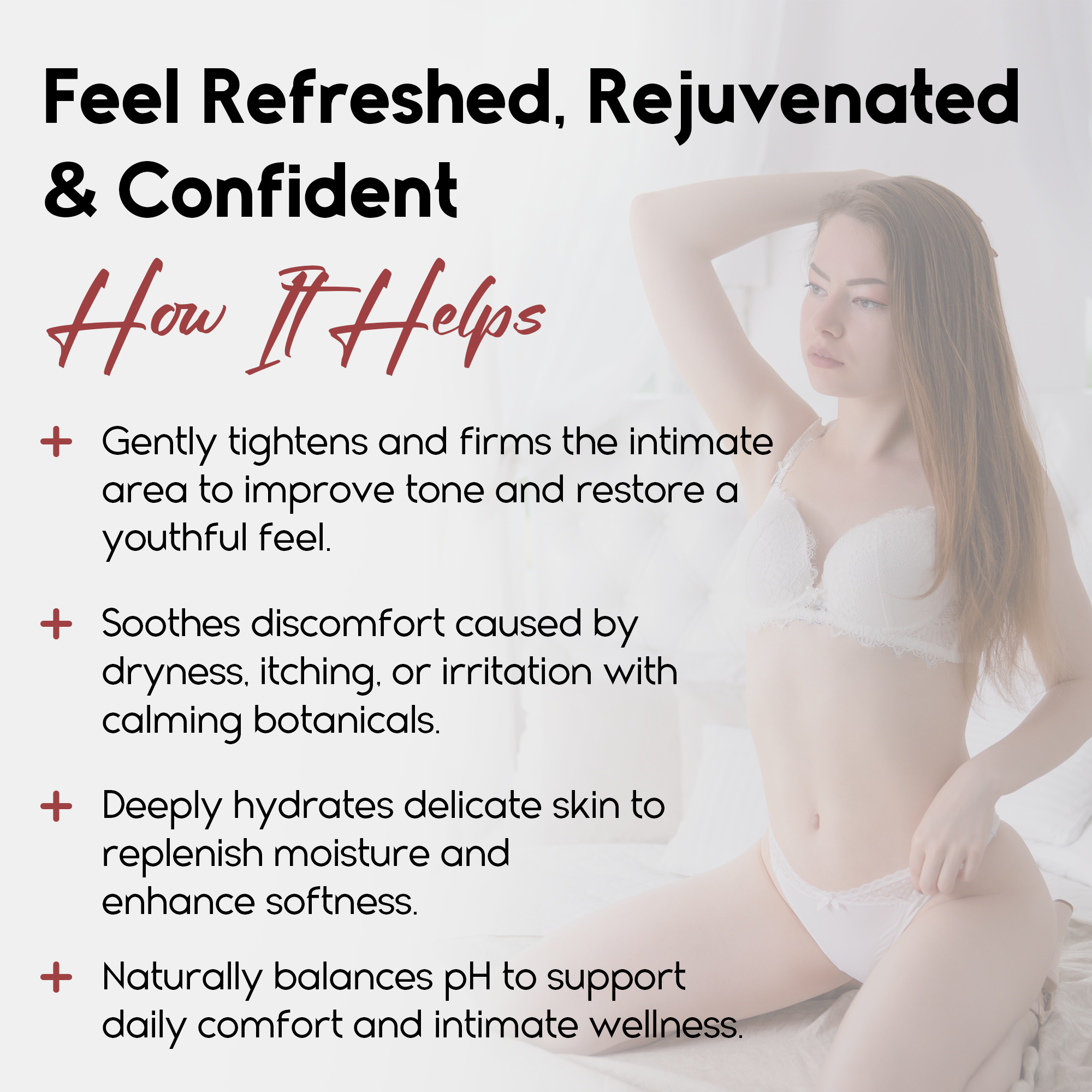 Vaginal Tightening Gel for Firmness, Elasticity & Intimate Rejuvenation | Natural Feminine Wellness Support