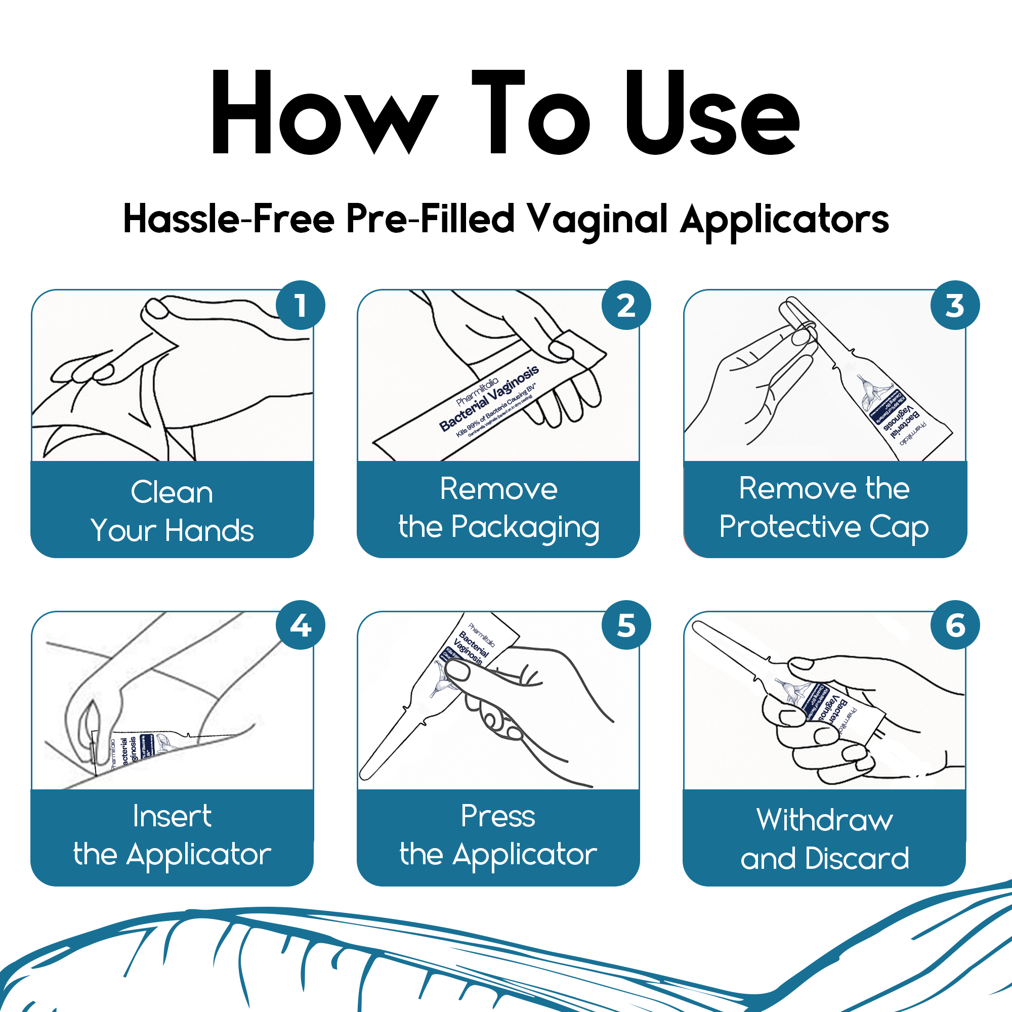 BV Treatment for Women | Odor Control, pH Balance & Feminine Comfort | 10 Pre-Filled Applicators