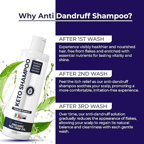 Advanced Sulfate - Free Tea Tree Shampoo | Refreshing Scalp Care & Hair Support - Pharmlitalia