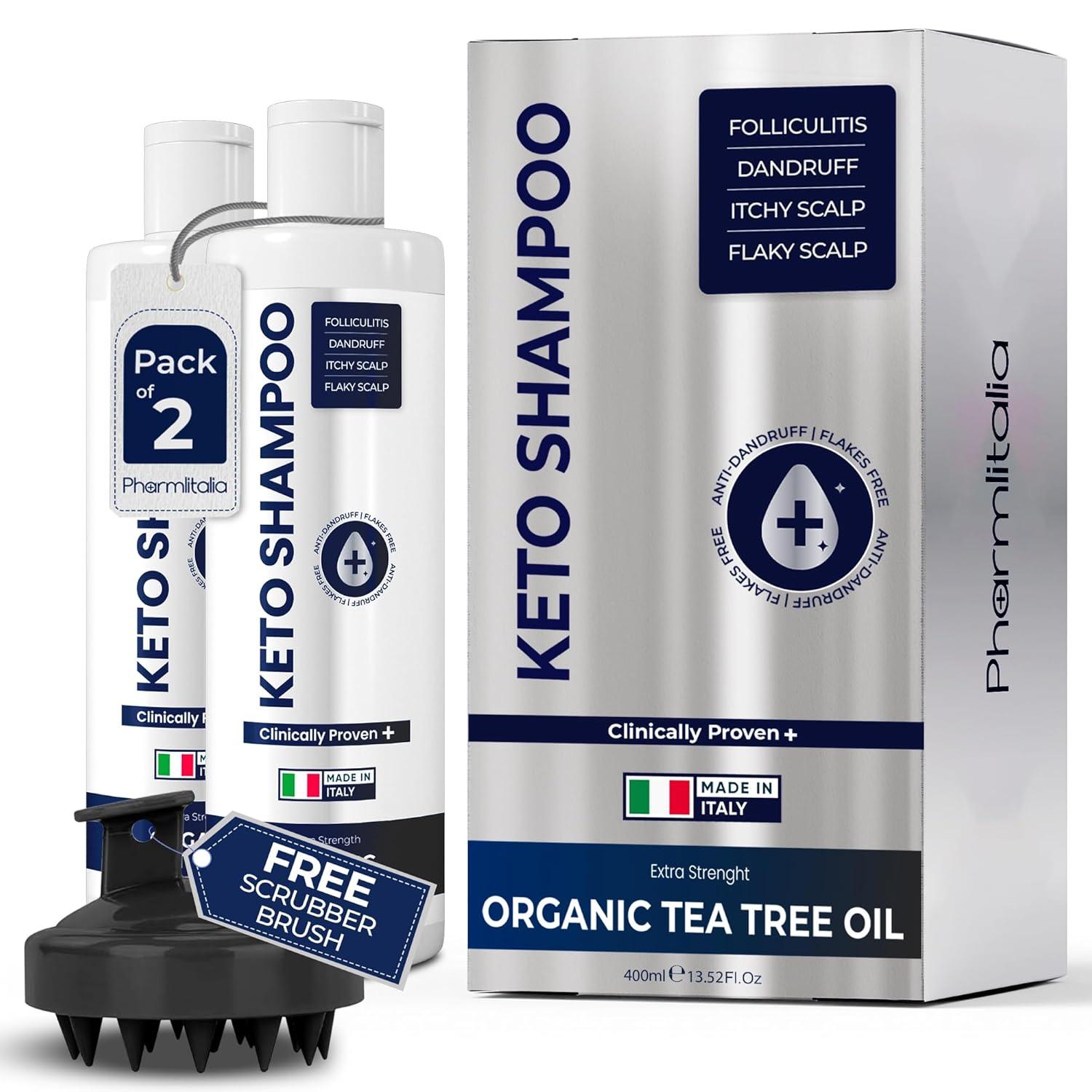 Advanced Sulfate - Free Tea Tree Shampoo | Refreshing Scalp Care & Hair Support - Pharmlitalia