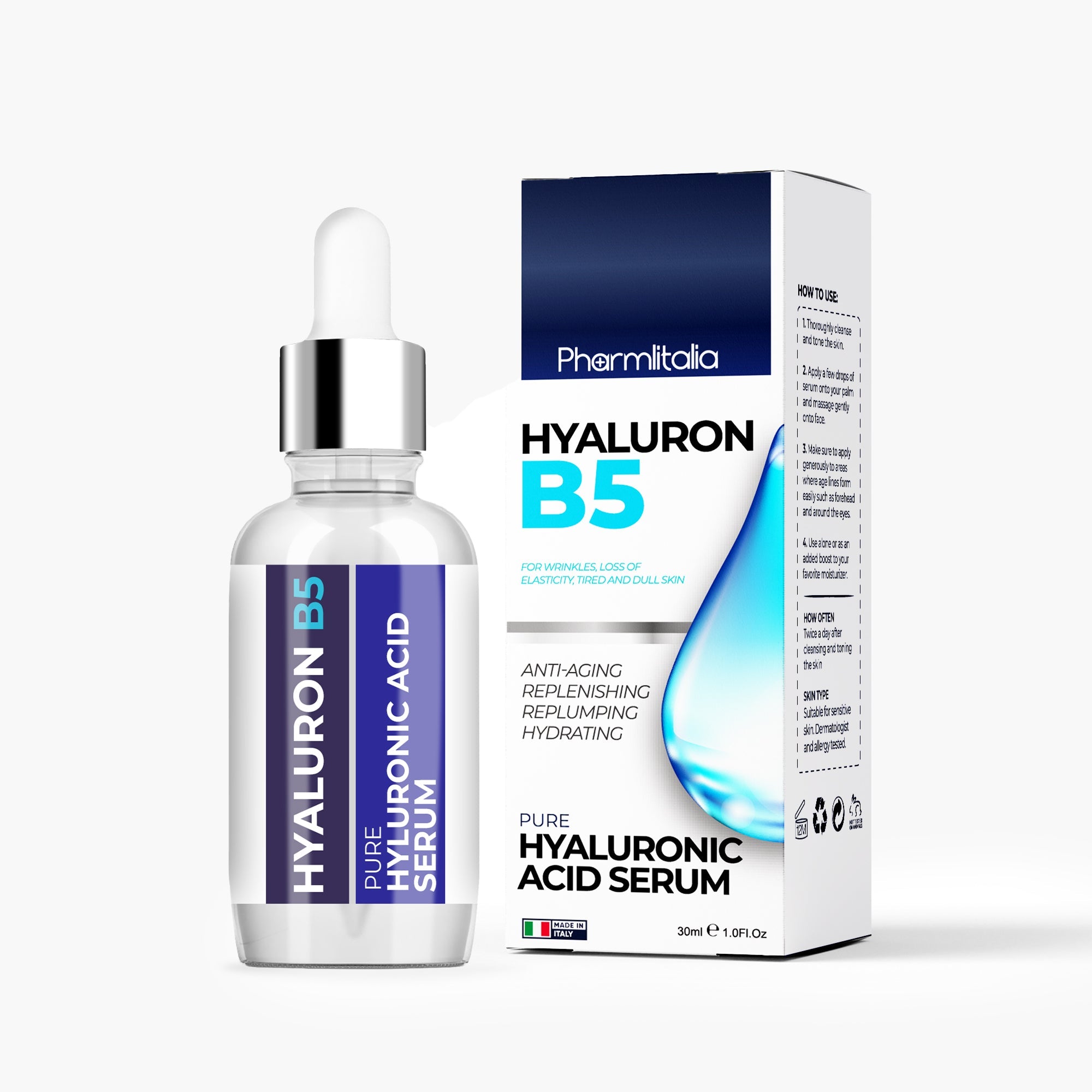 B5 Hyaluronic Acid Serum - Pharmlitalia