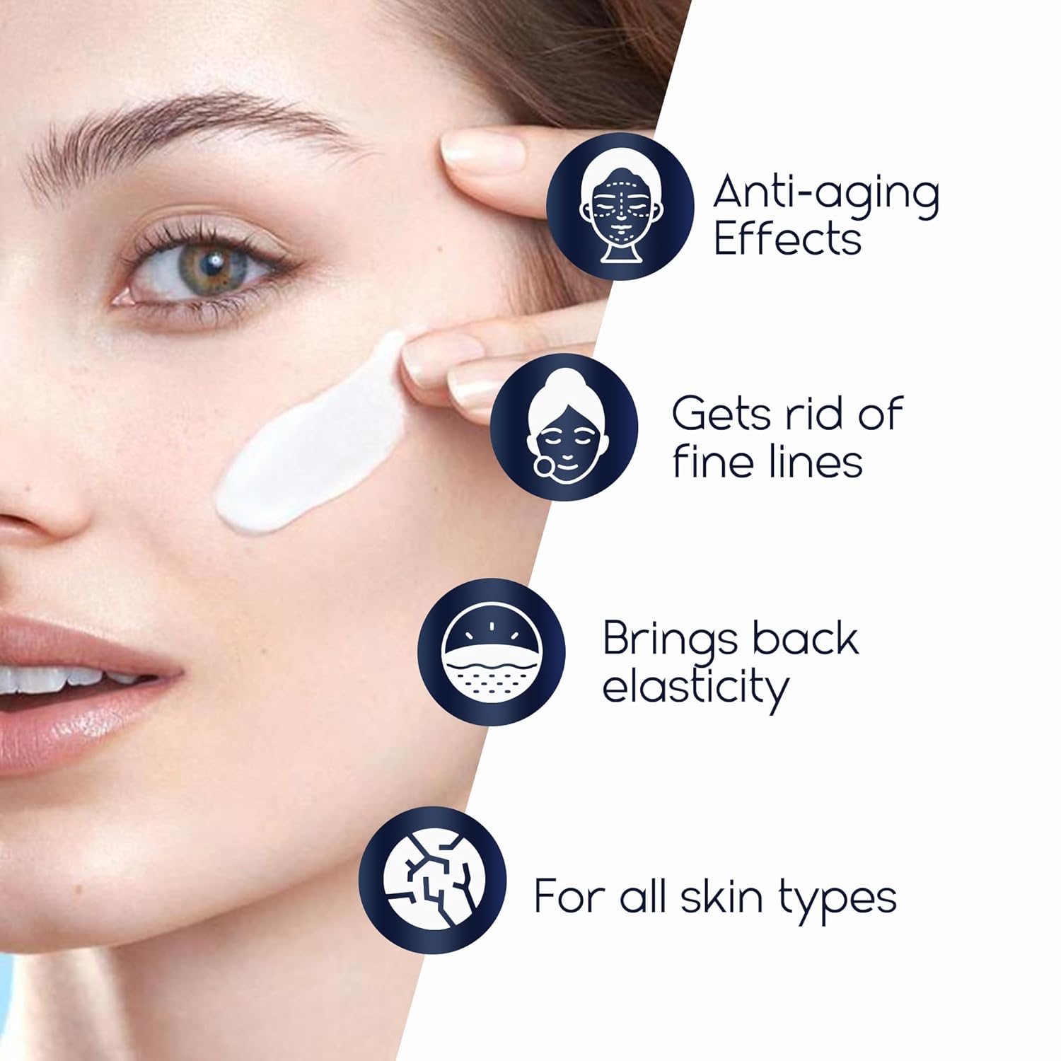 Instant Face Lift Cream, Face Cream for Older Women 60 Plus - Wrinkle Cream for Face Deep Wrinkles - Face Moisturizer for Women Dry Skin | Night Cream for Women Anti Aging - 1.69 Fl Oz - Pharmlitalia