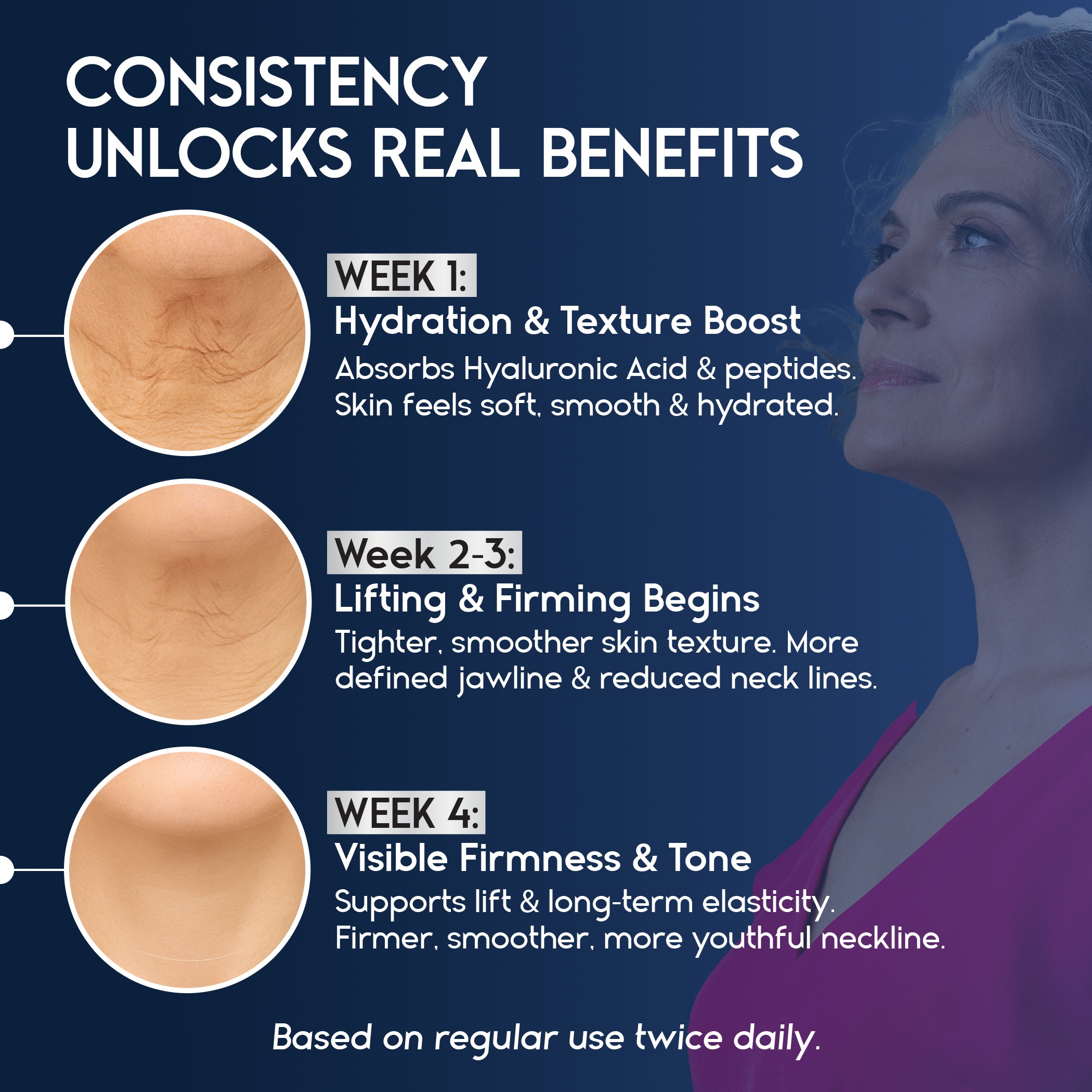 Neck Firming & Tightening Cream for Sagging Skin & Wrinkles