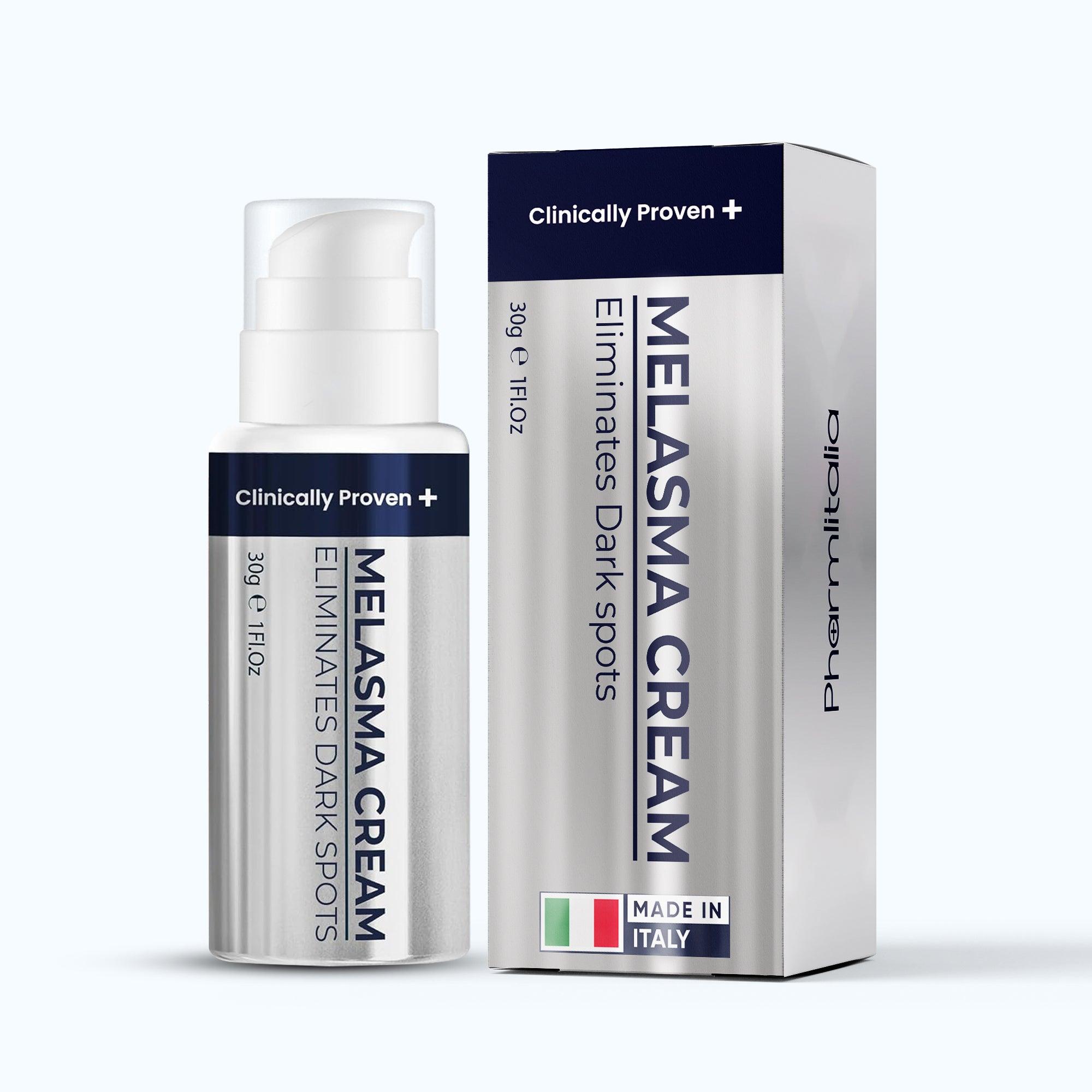 Melasma Treatment for Face & Body Cream: Reduces Dark Spots, Age Spots and Promotes Even - Toned Skin with Vitamin C - Pharmlitalia