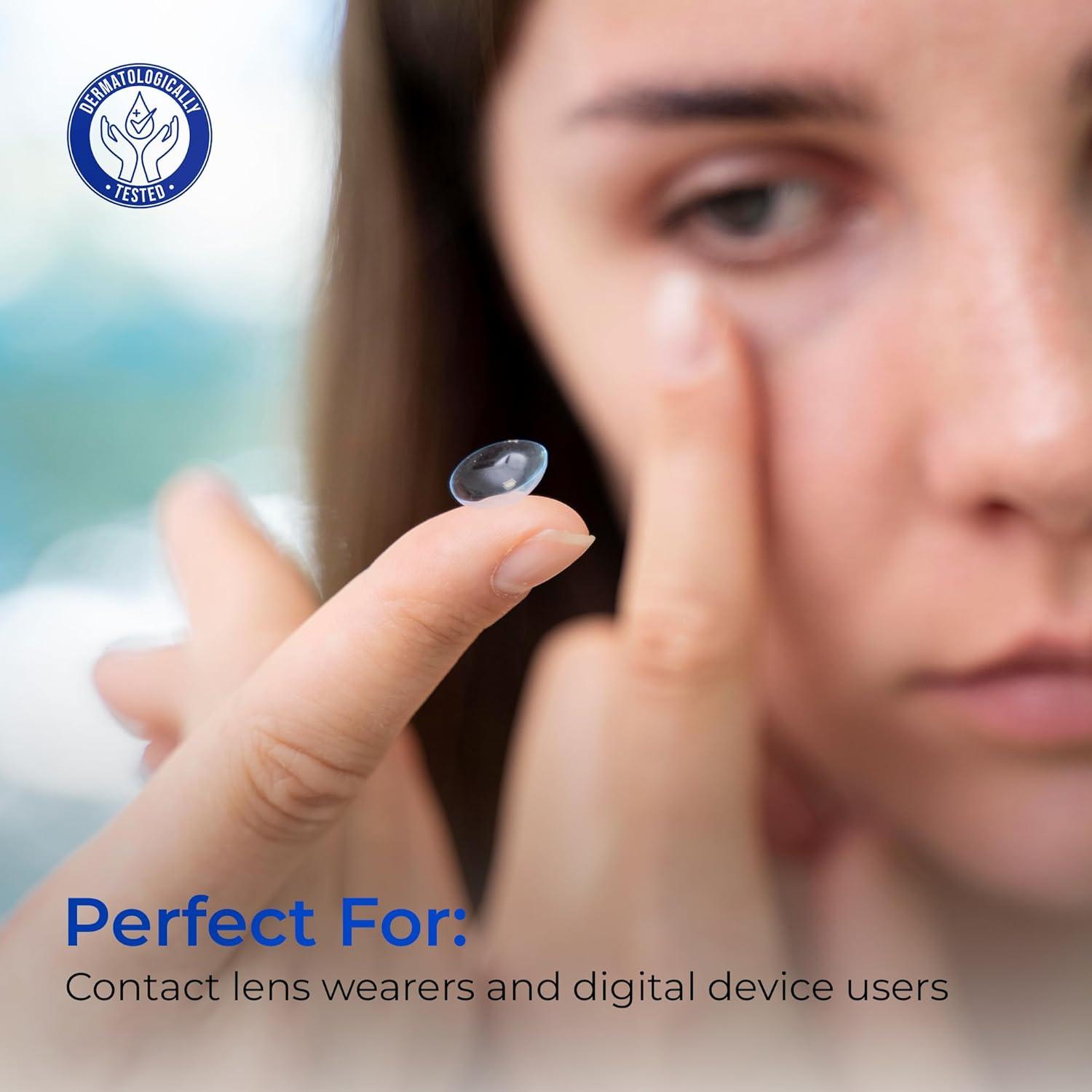 Preservative - Free Eye Drops - Moisturizing Therapy for Dry, Sensitive, and Irritated Eyes - Gentle Redness Relief & Hydration - Pharmlitalia