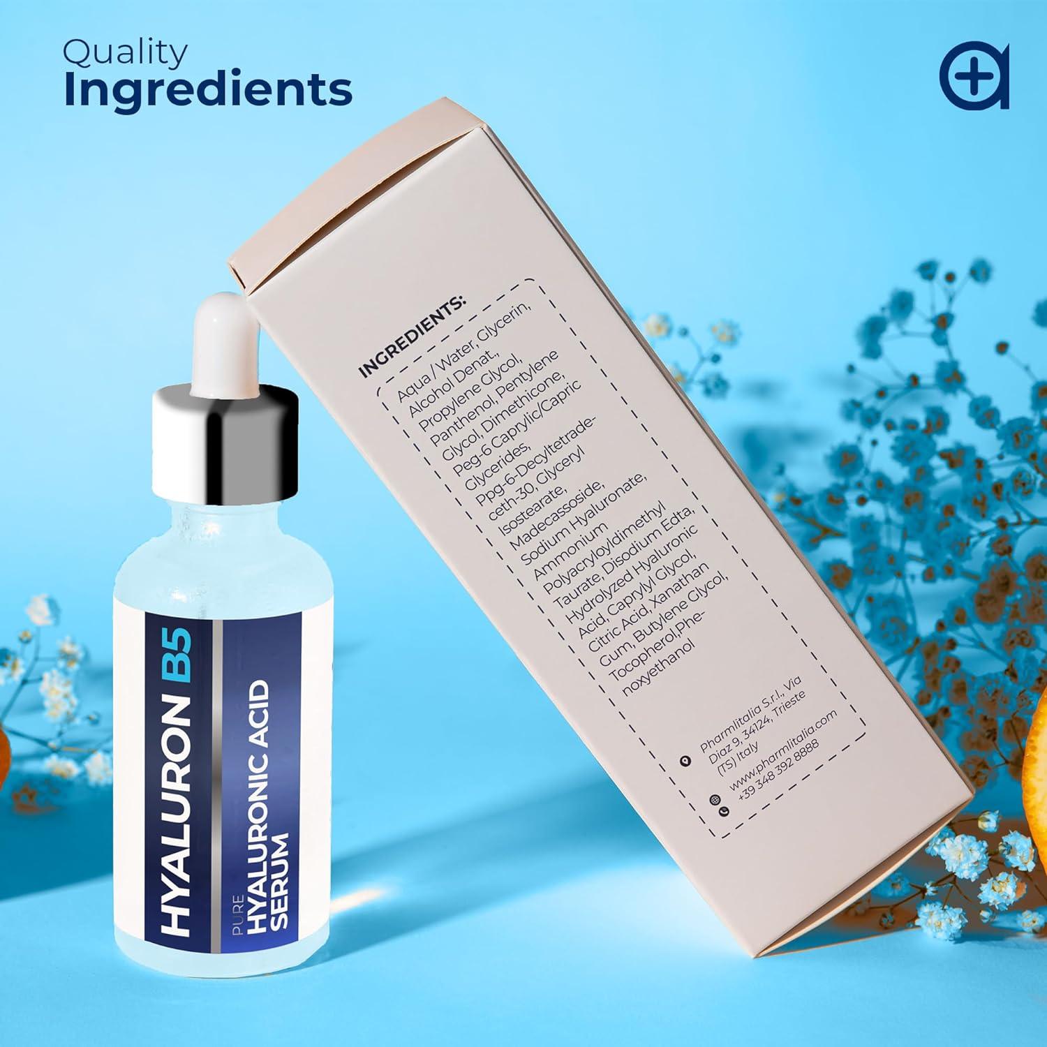 Pure Hyaluronic Acid Serum for Face - Pharmlitalia