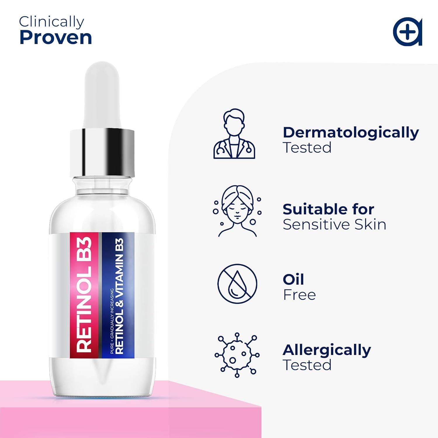 Resurfacing Retinol Serum | Vitamin B3, Boost Collagen & Hydrates - Pharmlitalia