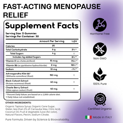 Menopause Support Gummies | Hormone, Mood &amp; Comfort Support