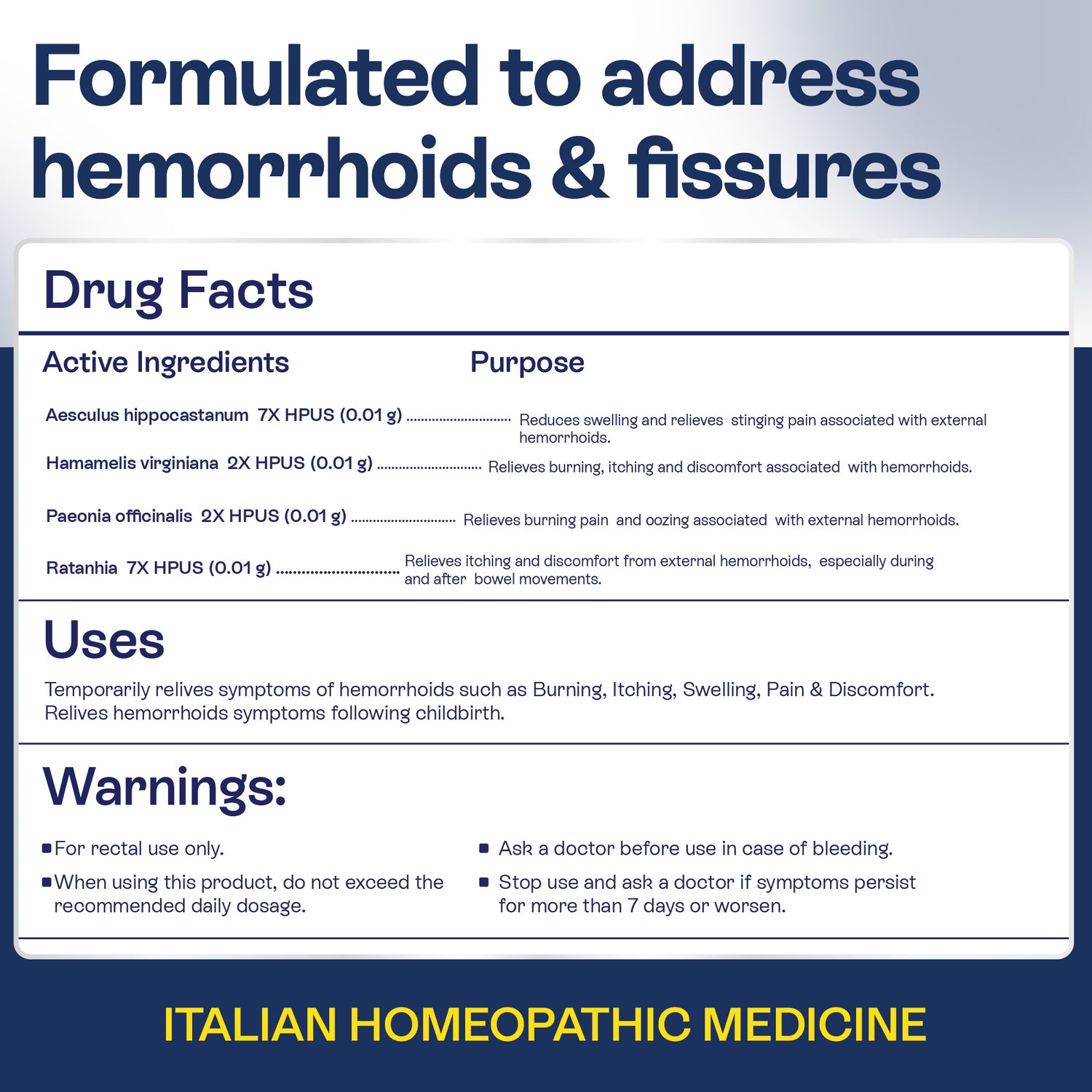 Hemorrhoid Cream | Fast Relief for Pain, Itching &amp; Discomfort