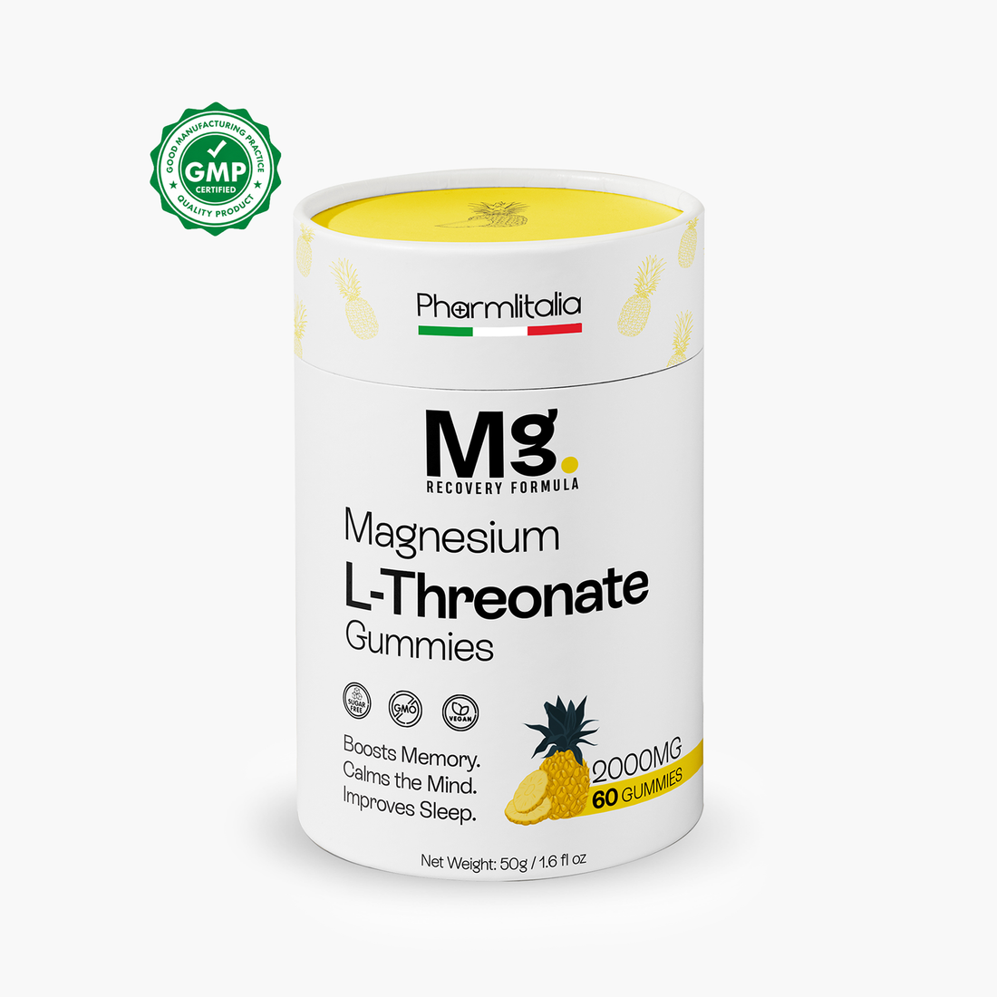 Magnesium L-Threonate Gummies | Memory, Focus, Cognitive Support &amp; Better Sleep