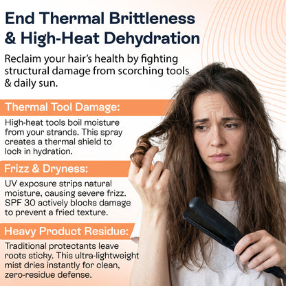 Scalp Sunscreen Spray SPF 30 | UV &amp; Heat Protection for Hair &amp; Scalp