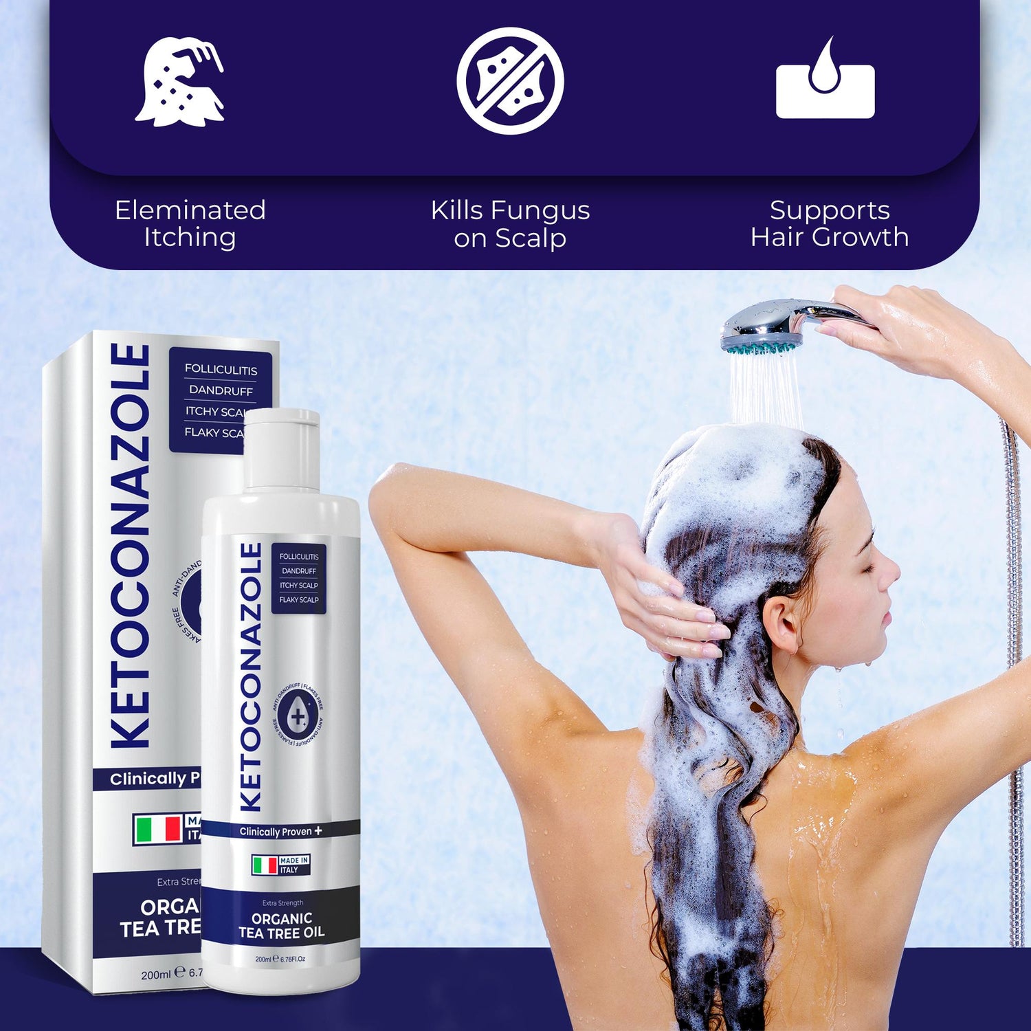 Psoriasis 1% Ketoconazole Anti Dandruff Shampoo