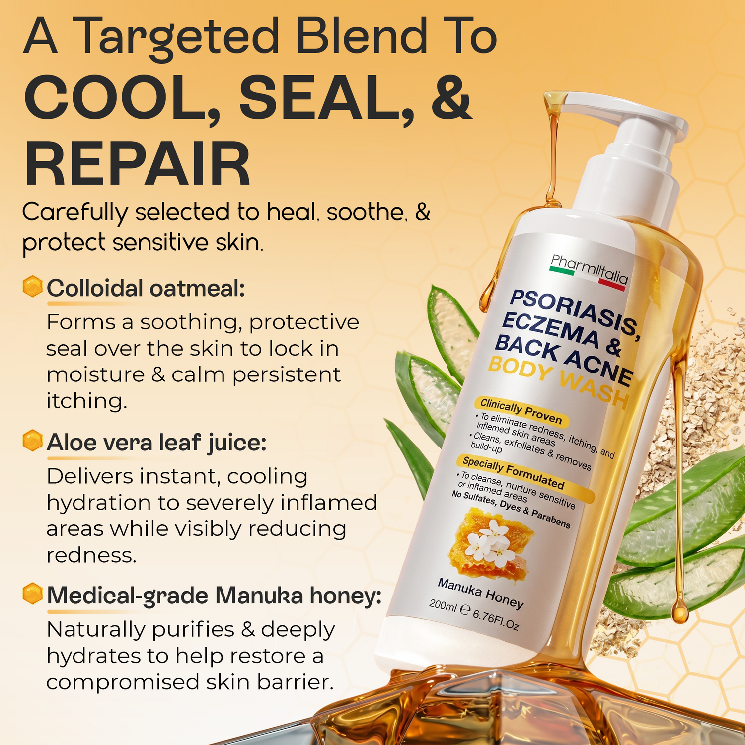 Psoriasis Body Wash | Itch, Redness &amp; Flake Relief