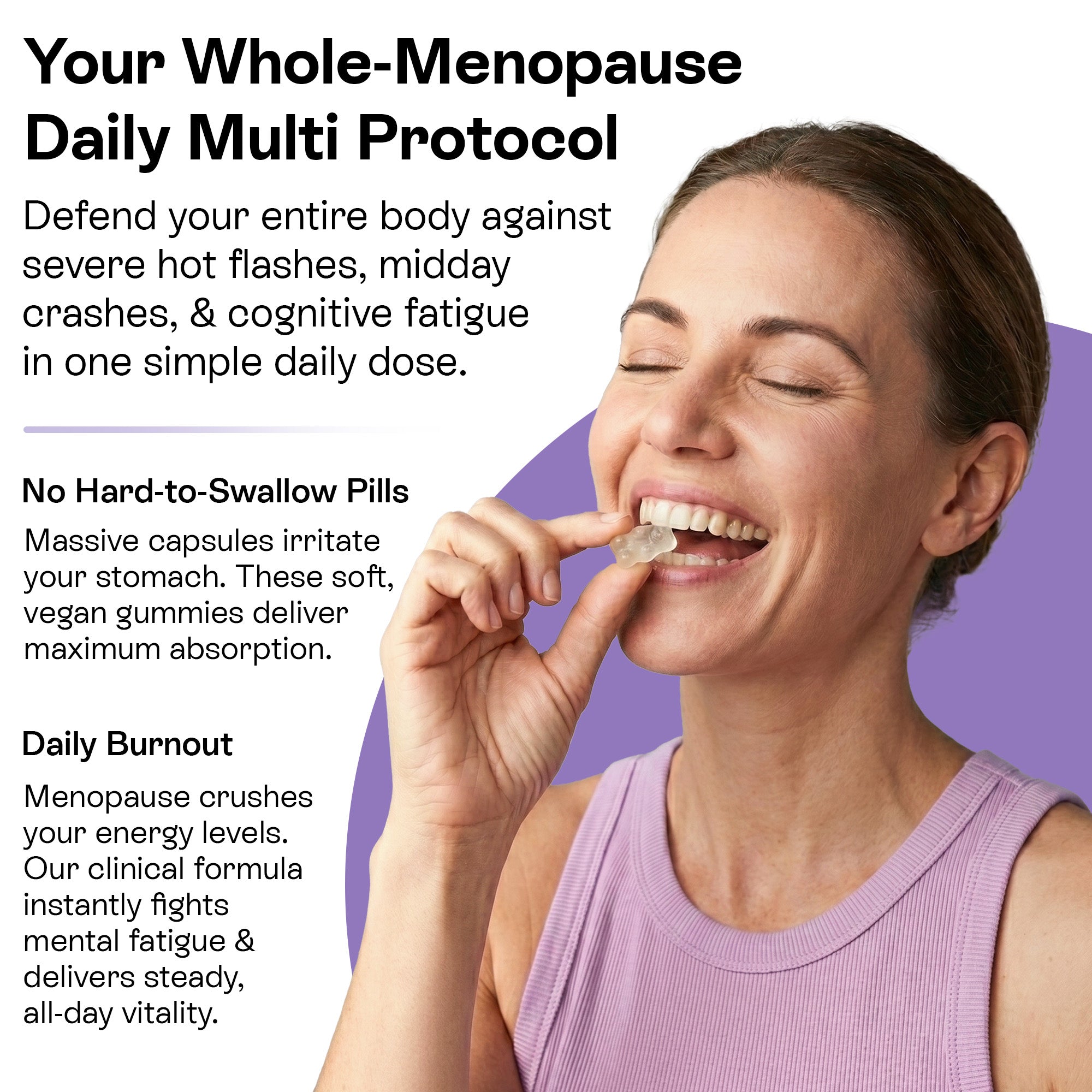 Menopause Support Gummies | Hormone, Mood &amp; Comfort Support