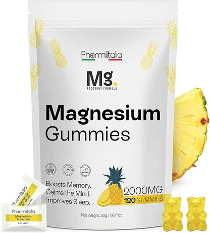 Magnesium L-Threonate Gummies | Memory, Focus, Cognitive Support &amp; Better Sleep | Sugar-Free | 60 Gummies