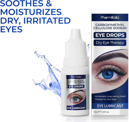 Preservative-Free Eye Drops - Moisturizing Therapy for Dry, Sensitive, and Irritated Eyes - Gentle Redness Relief &amp; Hydration