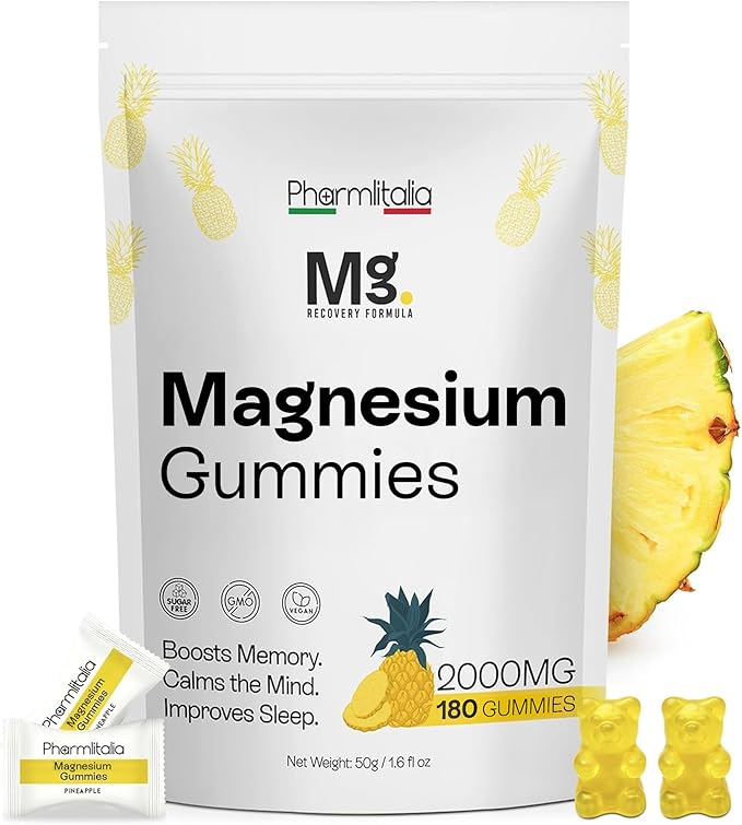 Magnesium L-Threonate Gummies | Memory, Focus, Cognitive Support &amp; Better Sleep | Sugar-Free | 60 Gummies