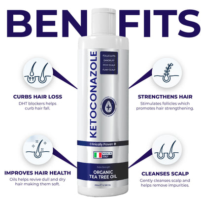 Psoriasis 1% Ketoconazole Anti Dandruff Shampoo