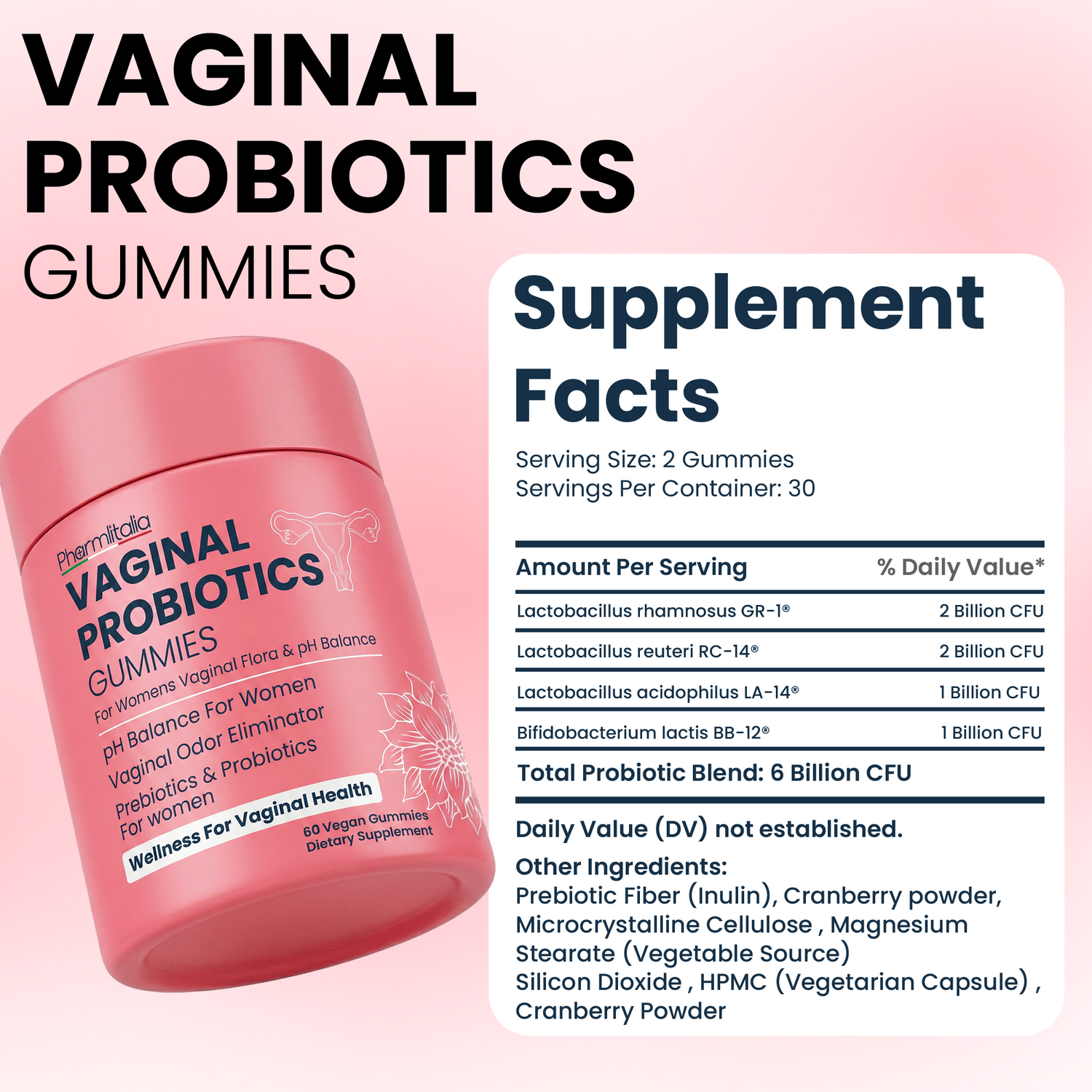 Vaginal Probiotic Gummies | pH Balance &amp; Odor Support
