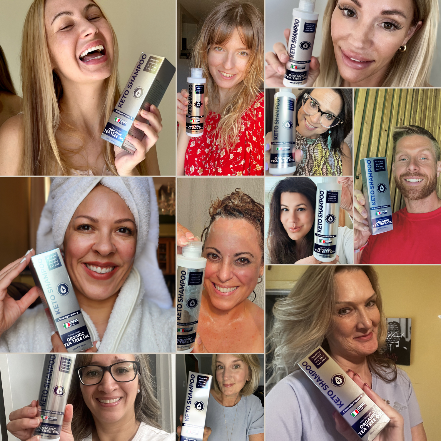 Keto Shampoo for Dandruff, Psoriasis, Folliculitis &amp; Seborrheic Dermatitis | Anti-Fungal Itchy Scalp Relief