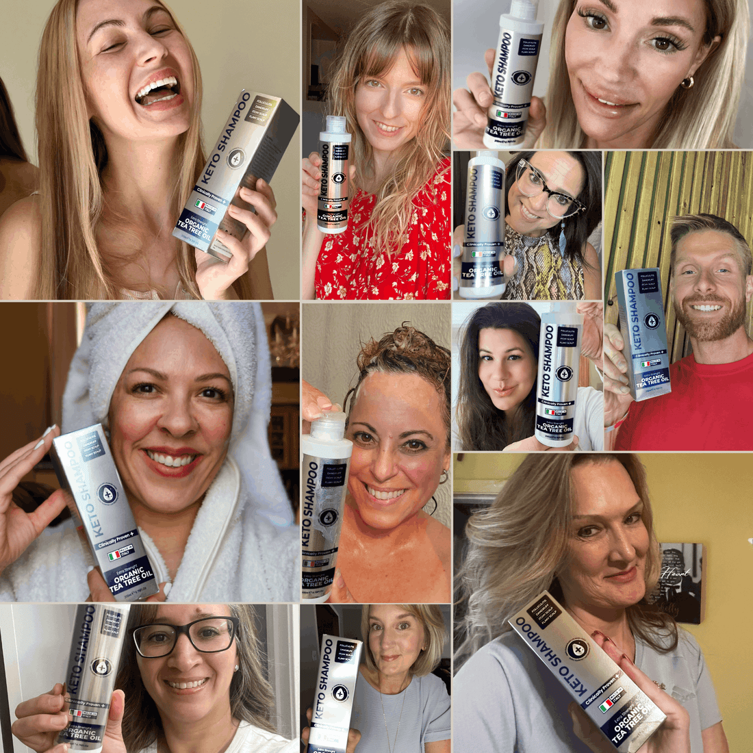 Keto Shampoo for Dandruff, Psoriasis, Folliculitis &amp; Seborrheic Dermatitis | Anti-Fungal Itchy Scalp Relief
