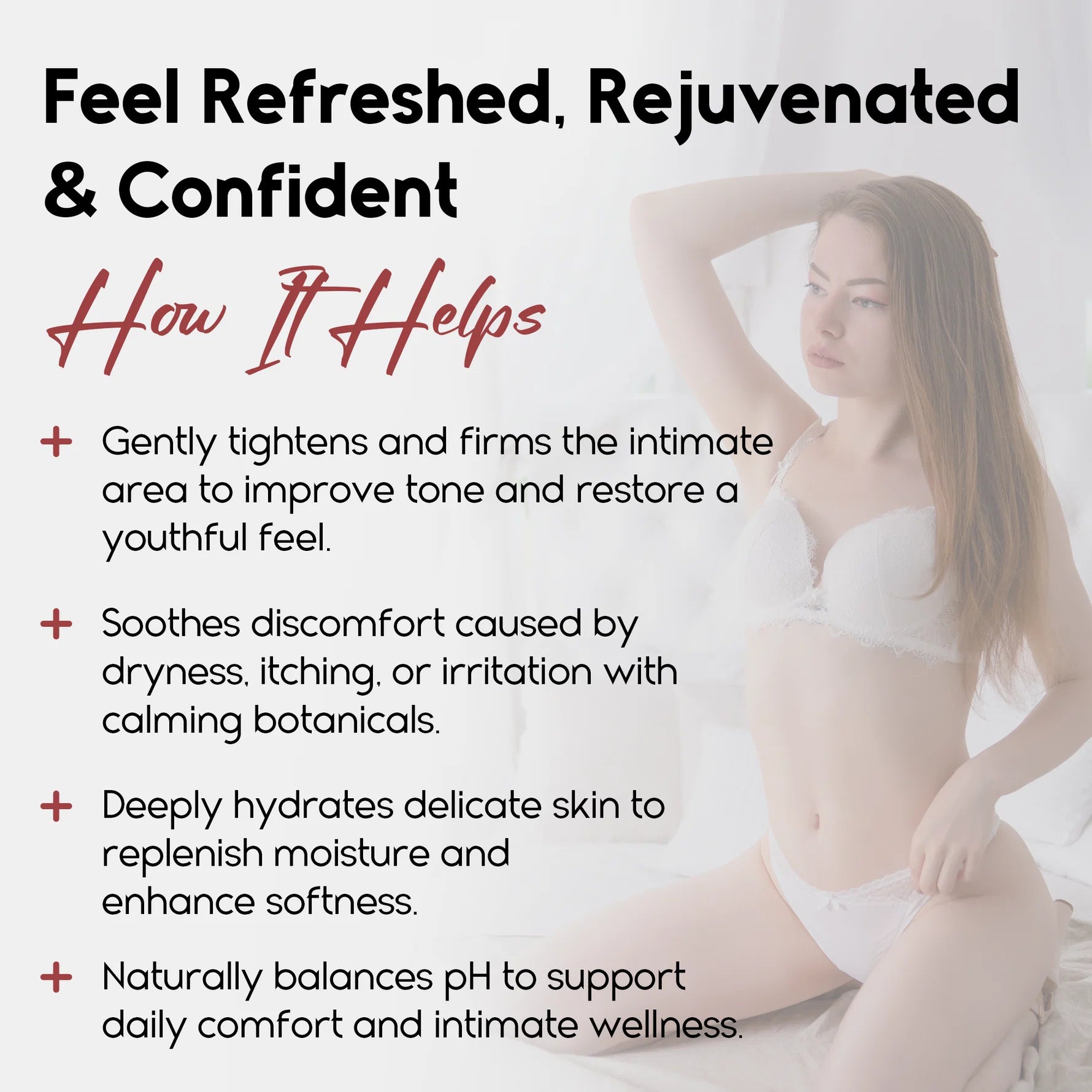 Vaginal Tightening Gel for Firmness, Elasticity &amp; Intimate Rejuvenation | 20 Pre-Filled Applicators