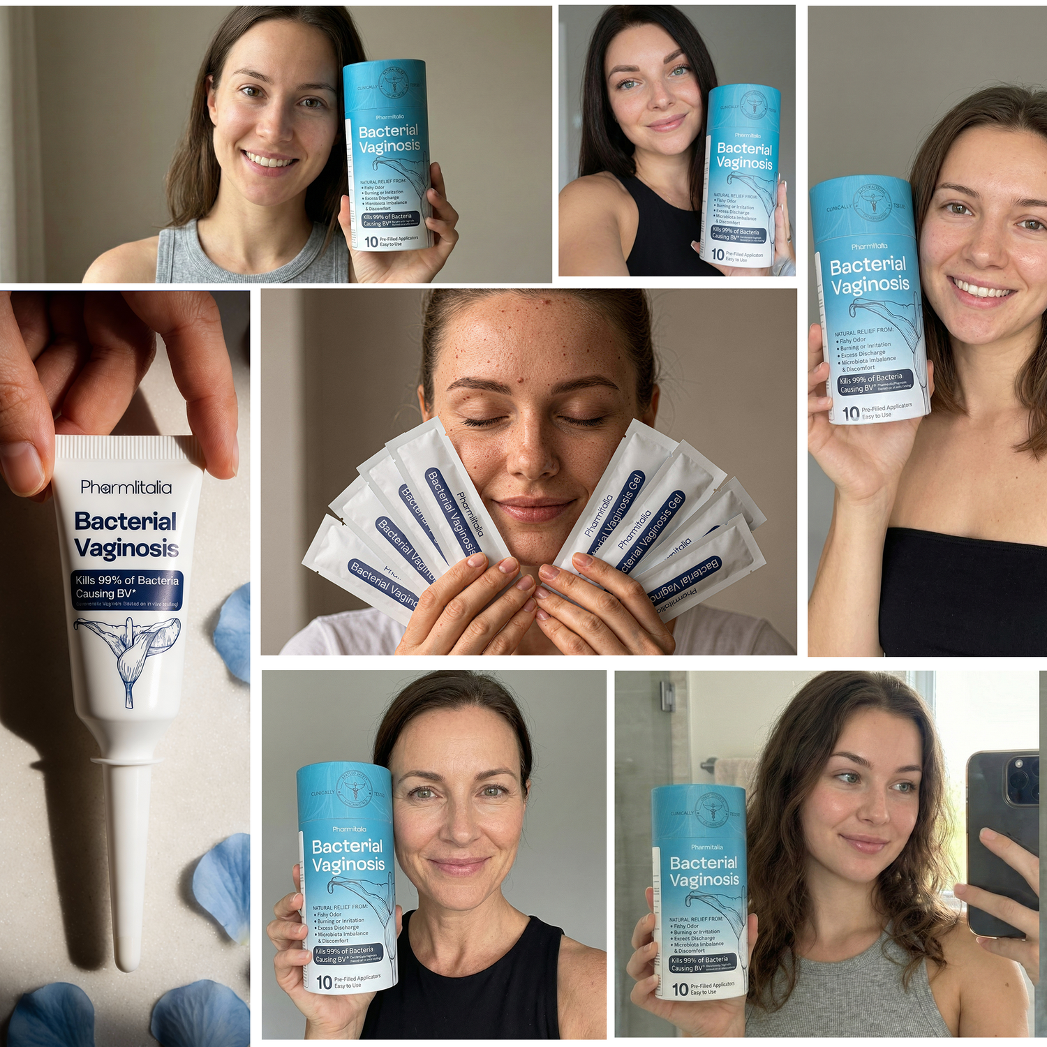 BV Treatment for Women | Odor Control, pH Balance &amp; Feminine Comfort | 10 Pre-Filled Applicators