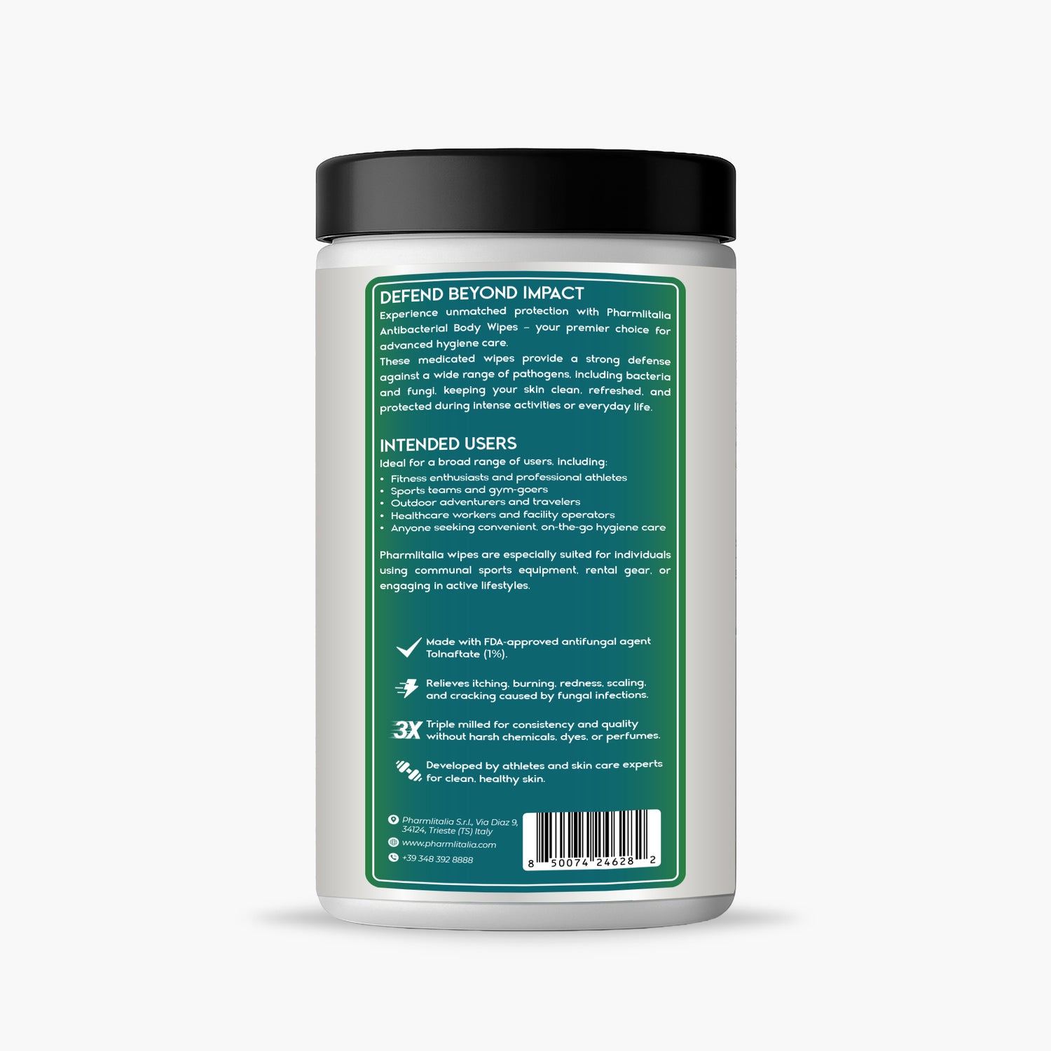 Medicated Antifungal Body Wipes for Ringworm, Jock Itch &amp; Athlete’s Foot