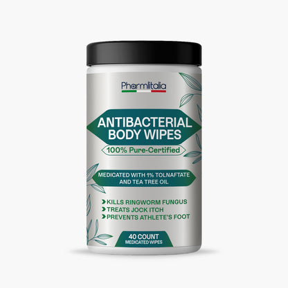 Medicated Antifungal Body Wipes for Ringworm, Jock Itch &amp; Athlete’s Foot