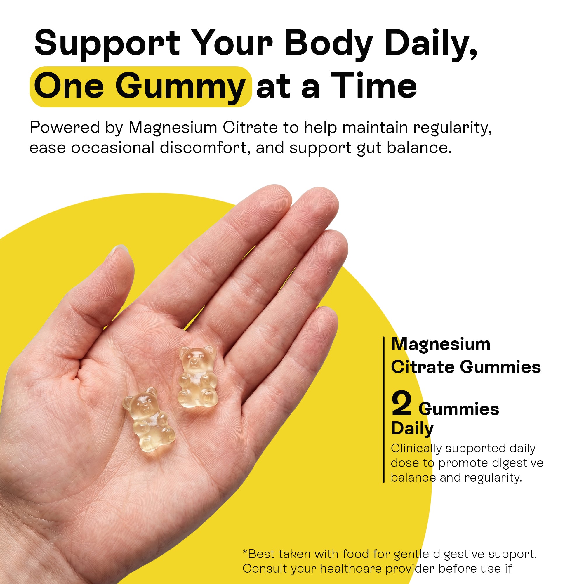 Magnesium Citrate Gummies | Muscle, Energy &amp; Bone Support