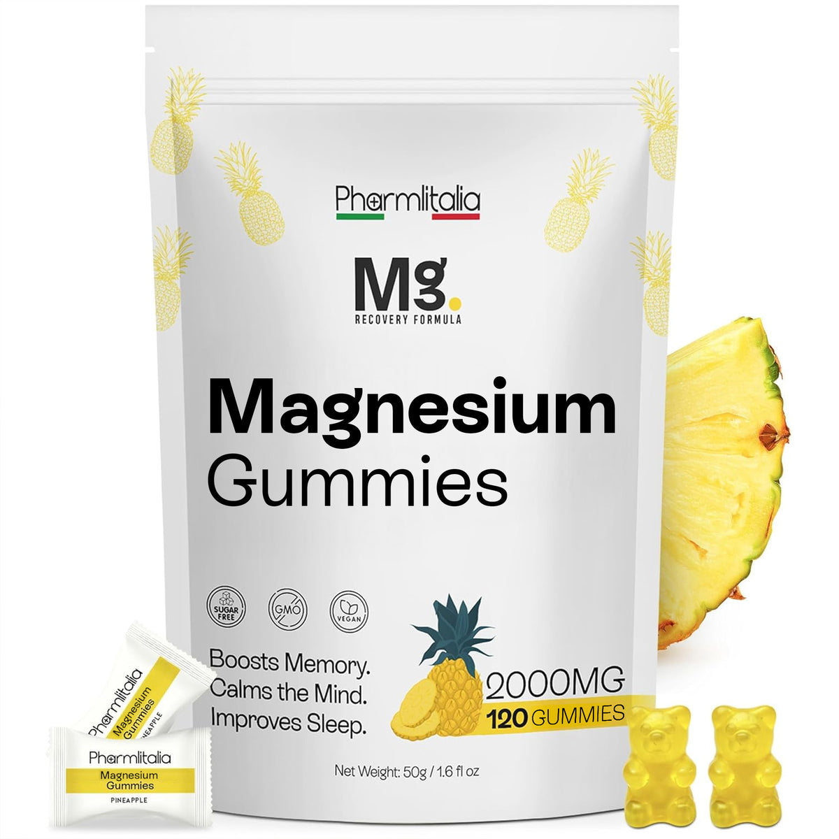 Magnesium L-Threonate Gummies | Memory, Focus, Cognitive Support &amp; Better Sleep