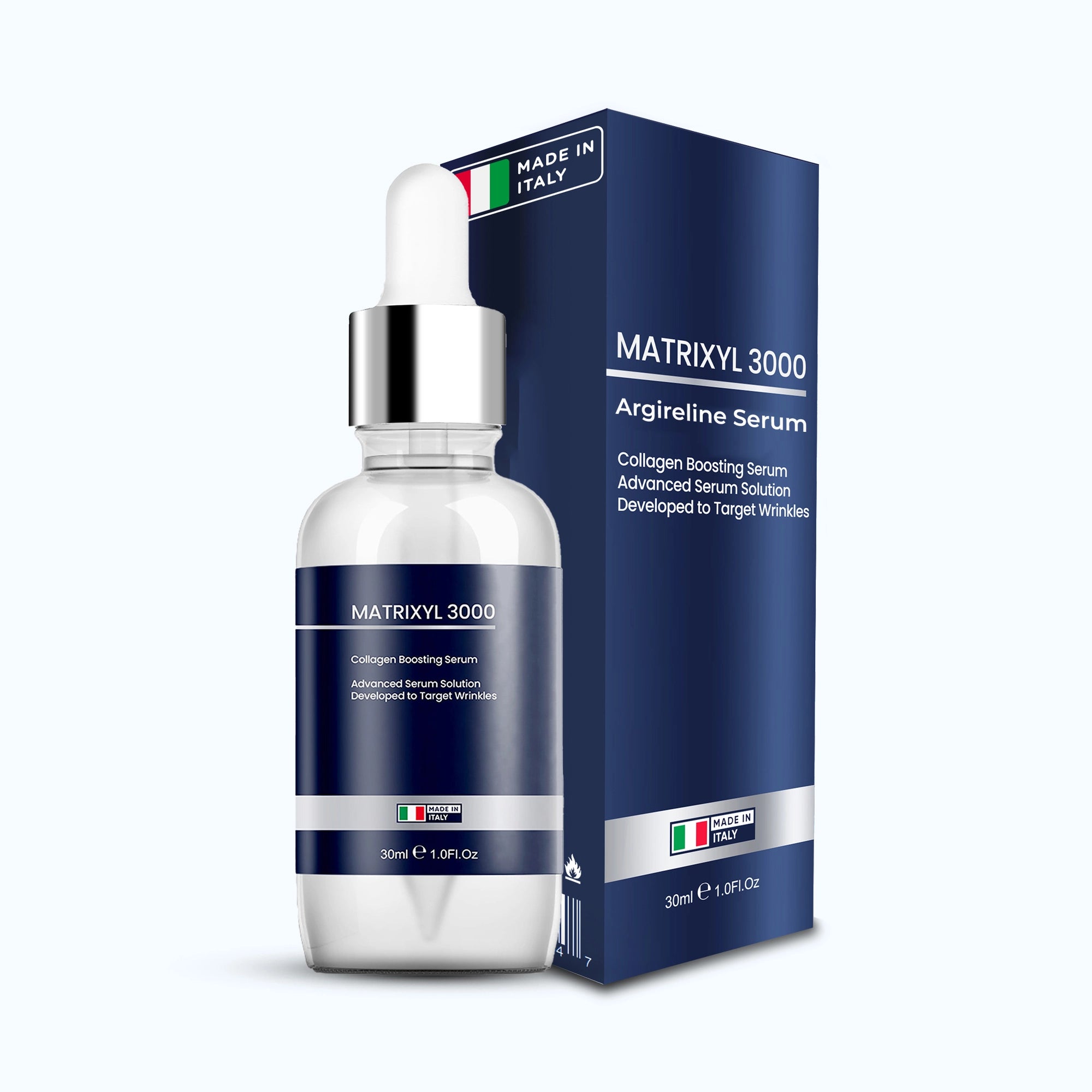 Argireline &amp; Matrixyl 3000 Serum with Hyaluronic Acid - Anti-Aging, Wrinkle Repair, Collagen Boost, Hydrating &amp; Firming for Fine Lines