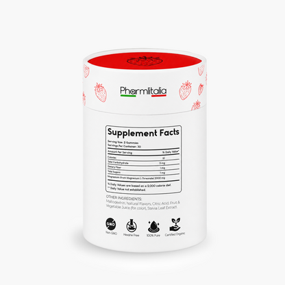 Magnesium L-Threonate Gummies | Brain, Sleep &amp; Focus Support  - 60 Count (Strawberry)