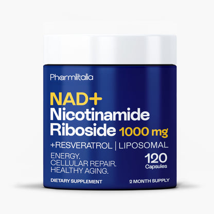 NAD+ Capsules with Resveratrol &amp; Nicotinamide Riboside | Cellular Energy &amp; Healthy Aging Support