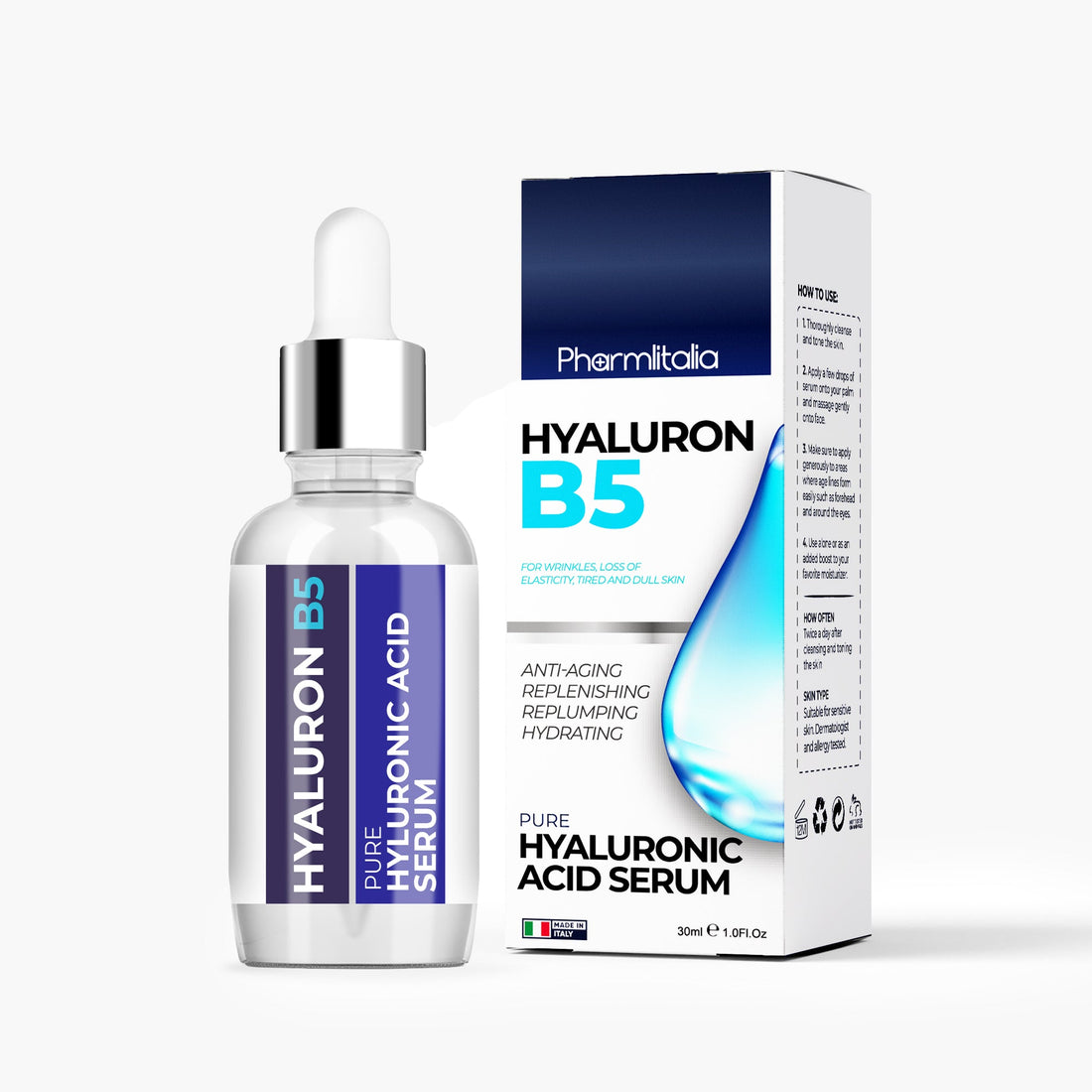 B5 Hyaluronic Acid Serum - Pharmlitalia