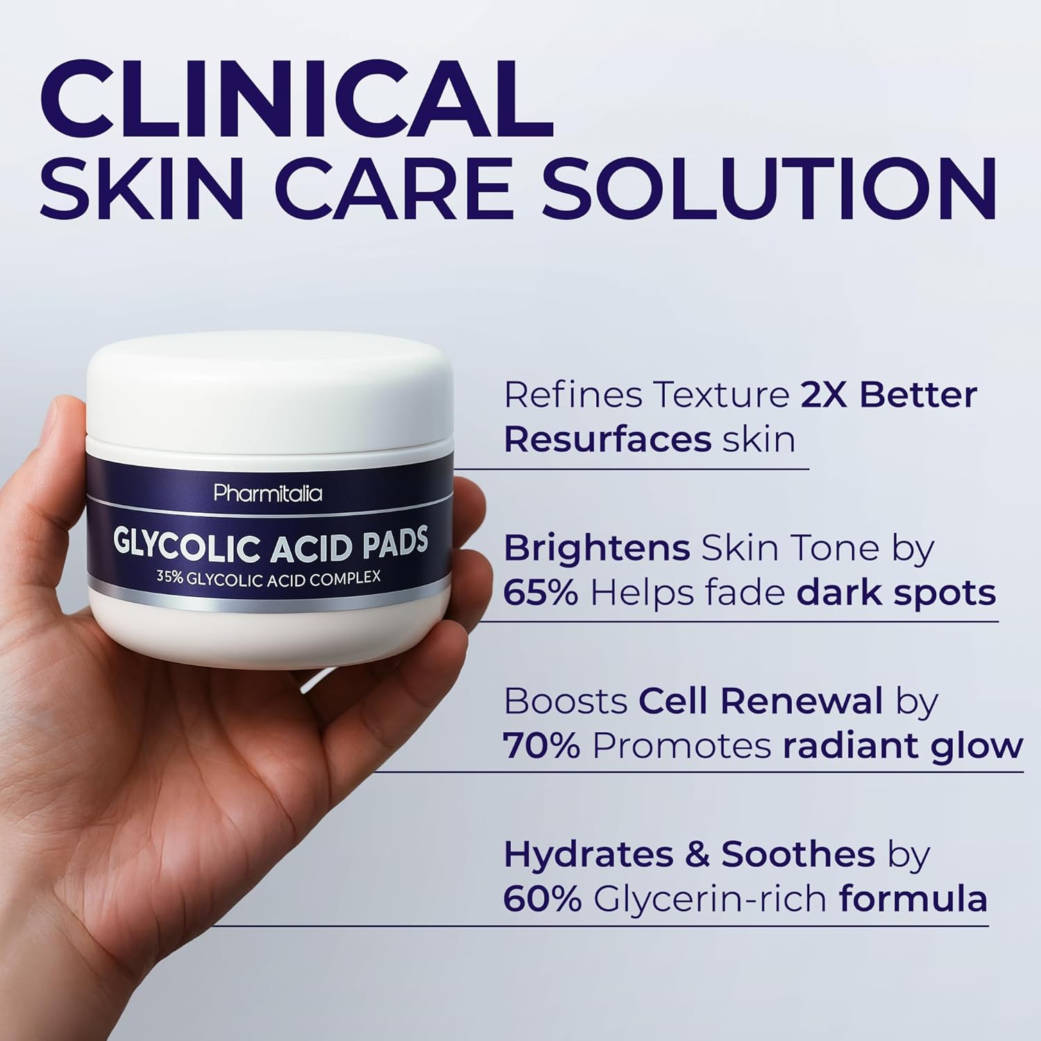 Glycolic Acid Pads For Dark Spots - Pharmlitalia