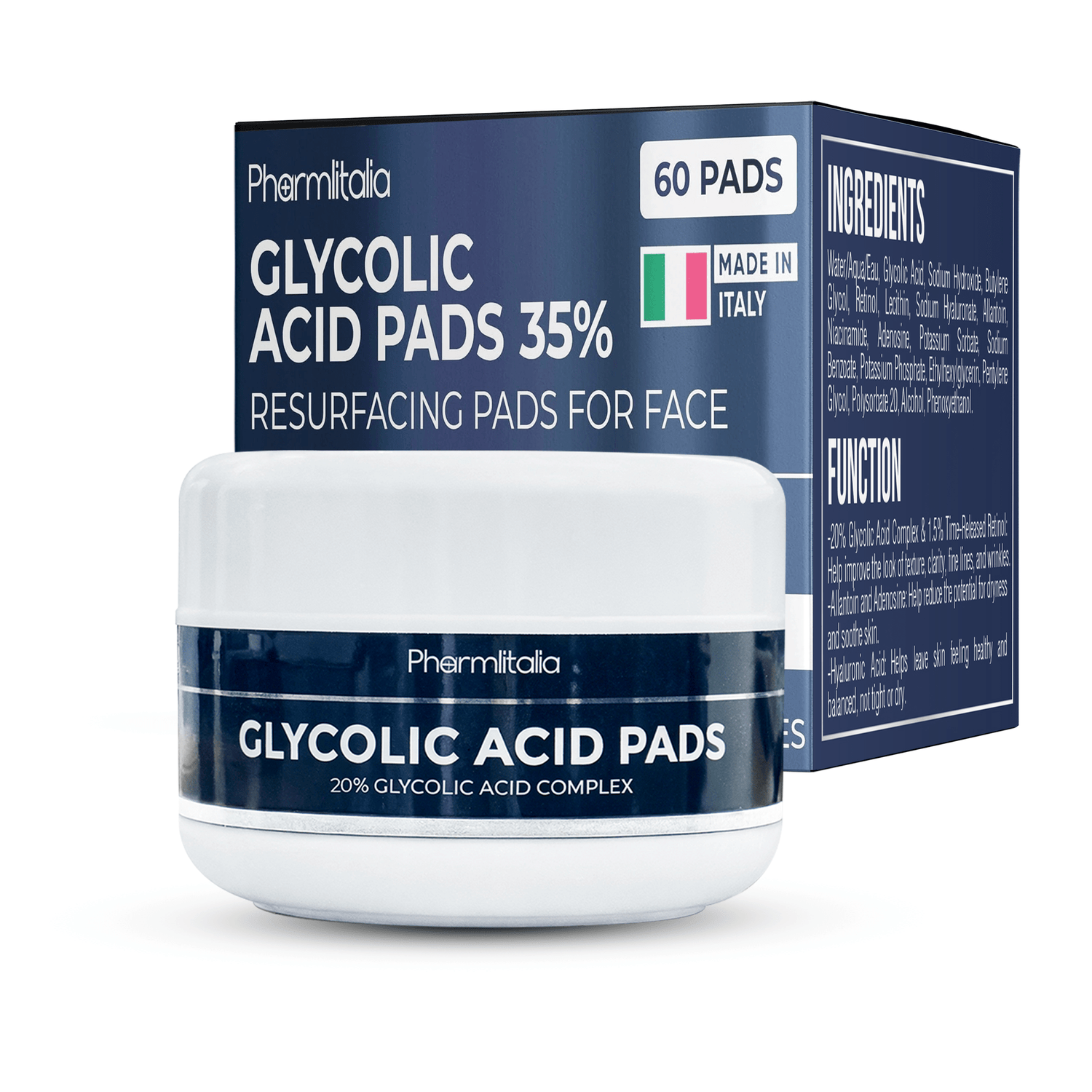 Glycolic Acid Pads For Dark Spots - Pharmlitalia