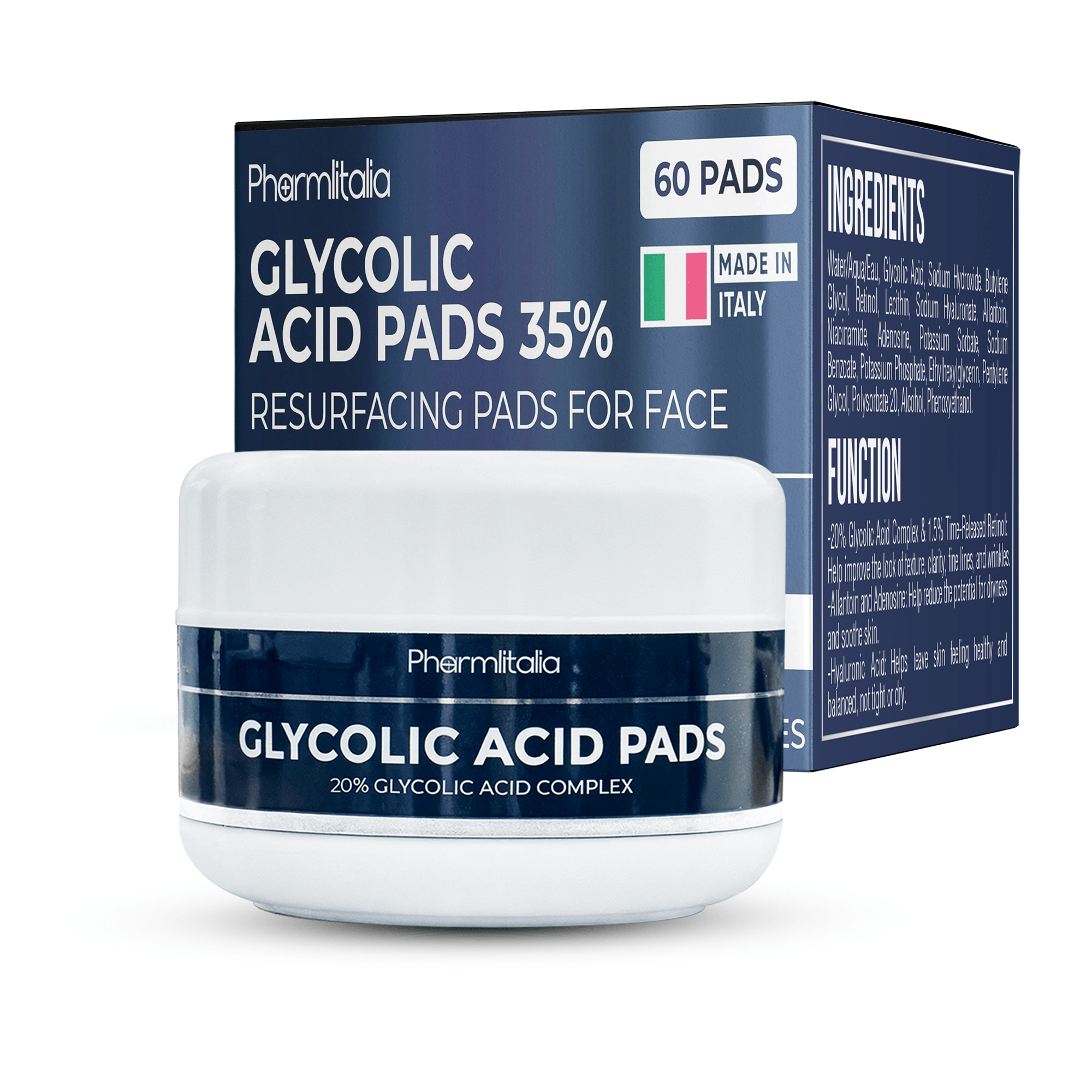 Glycolic Acid Pads For Dark Spots - Pharmlitalia