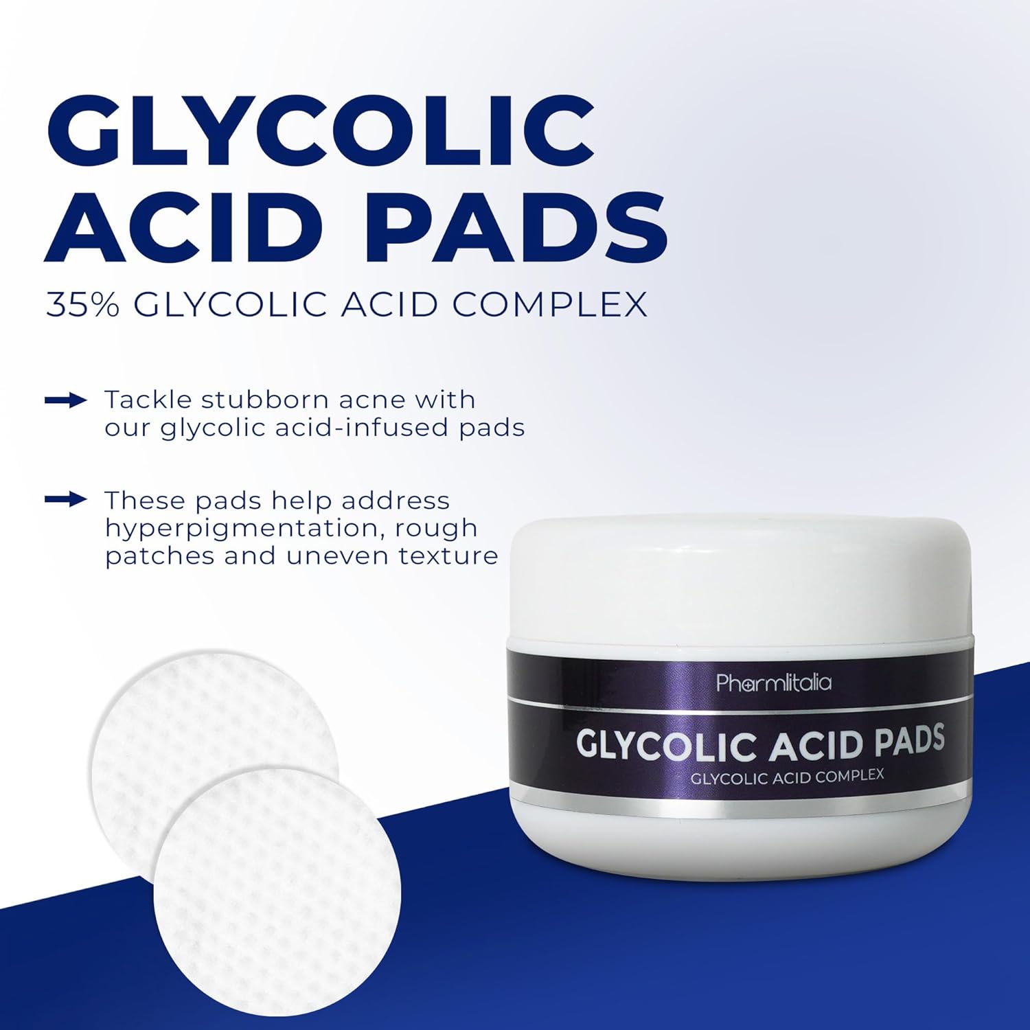 Glycolic Acid Pads For Dark Spots - Pharmlitalia