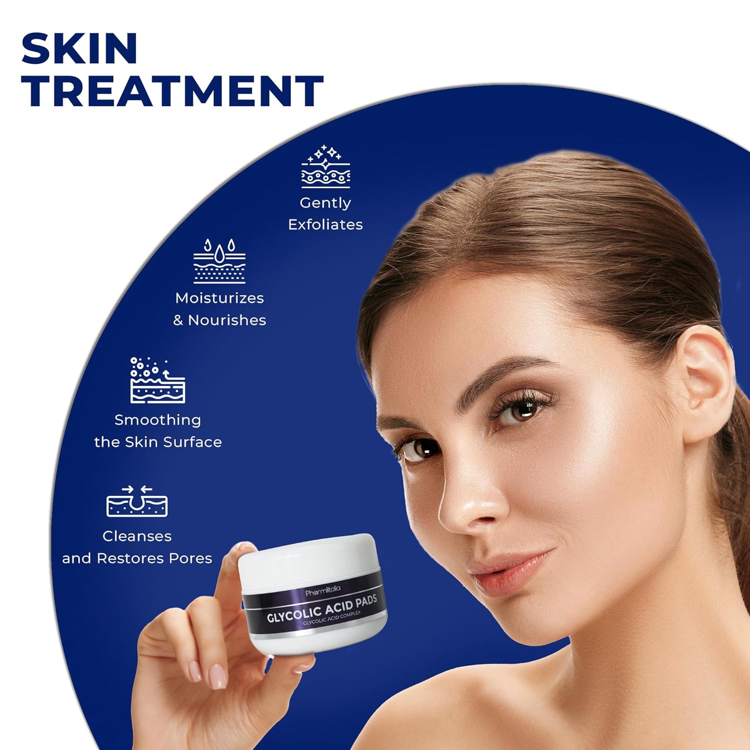 Glycolic Acid Pads For Dark Spots - Pharmlitalia