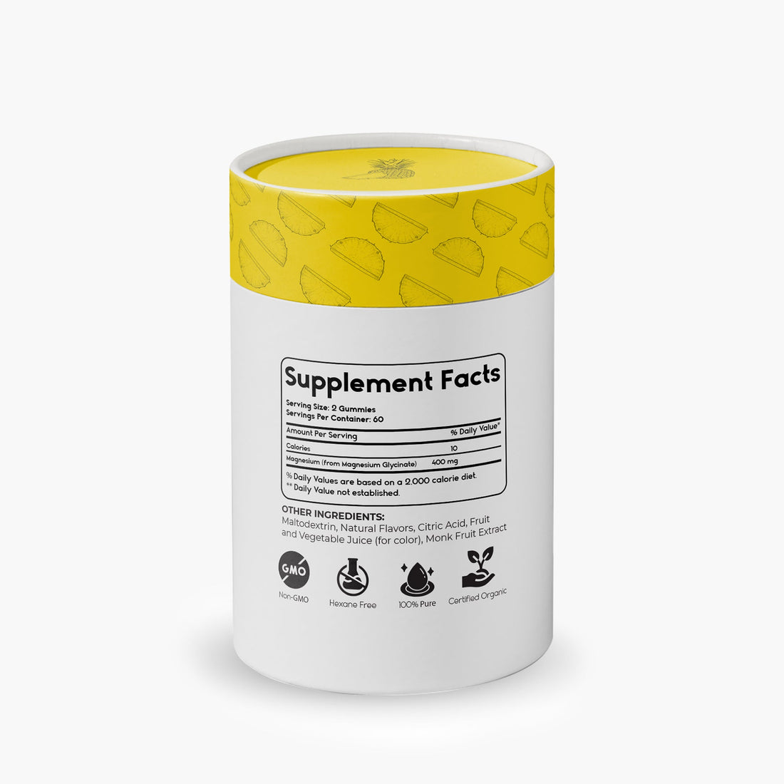 Magnesium Glycinate Gummies - Pineapple - Pharmlitalia