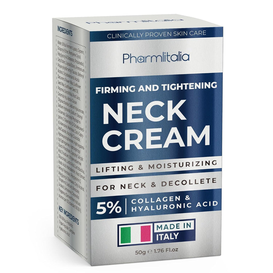 Neck Tightening Cream | Anti Aging | Neck Wrinkles Treatment - Pharmlitalia