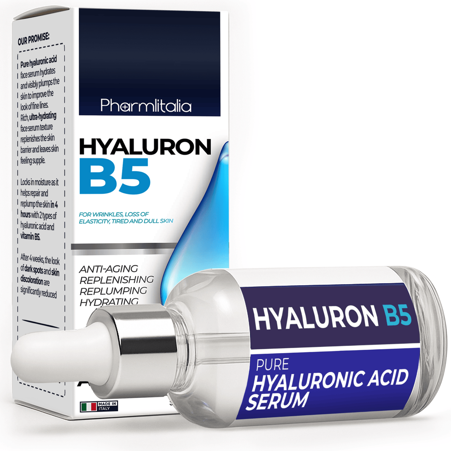 Night Cream + 2.5% Pure Hyaluronic Acid Bundle - Pharmlitalia