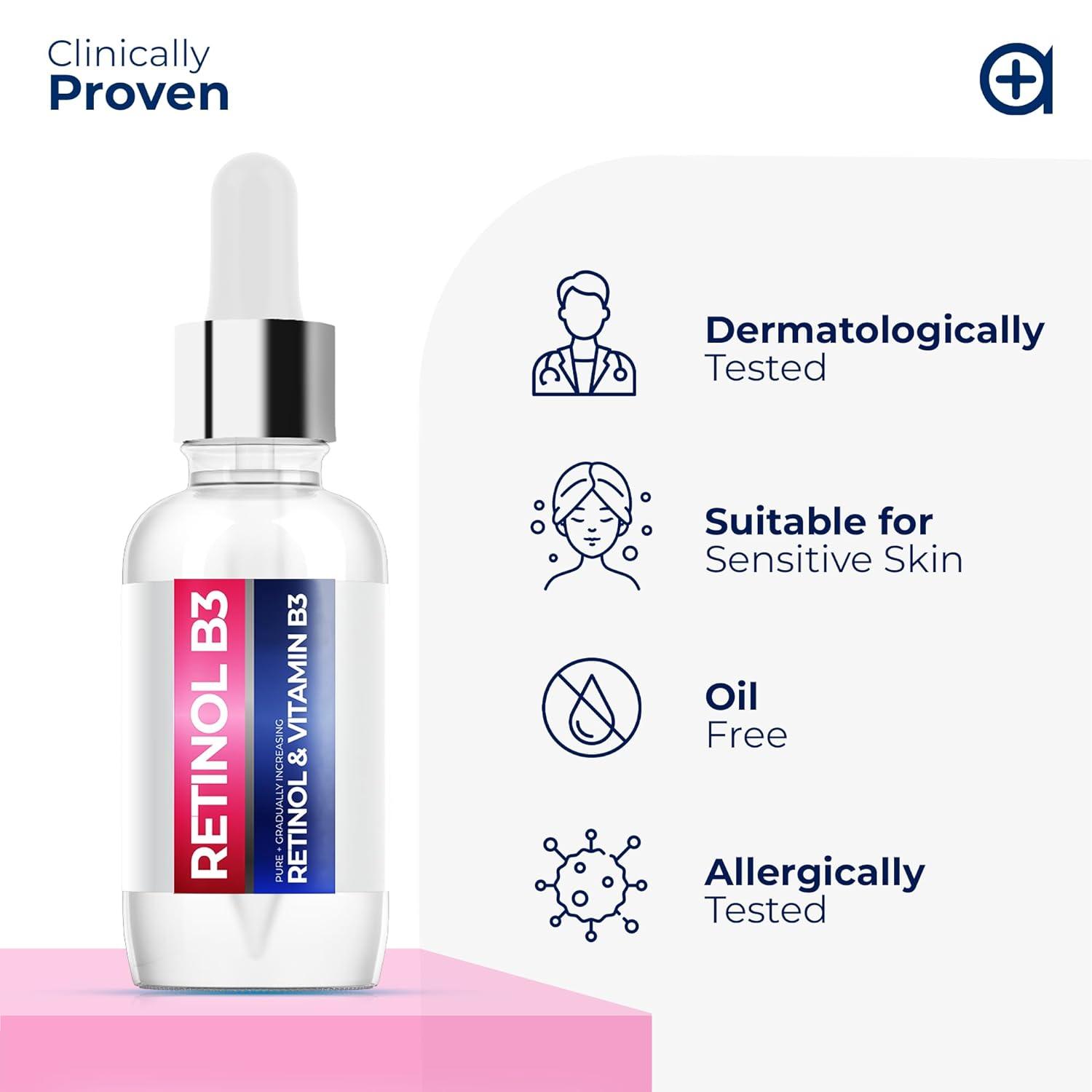 Resurfacing Retinol Serum | Vitamin B3, Boost Collagen &amp; Hydrates - Pharmlitalia